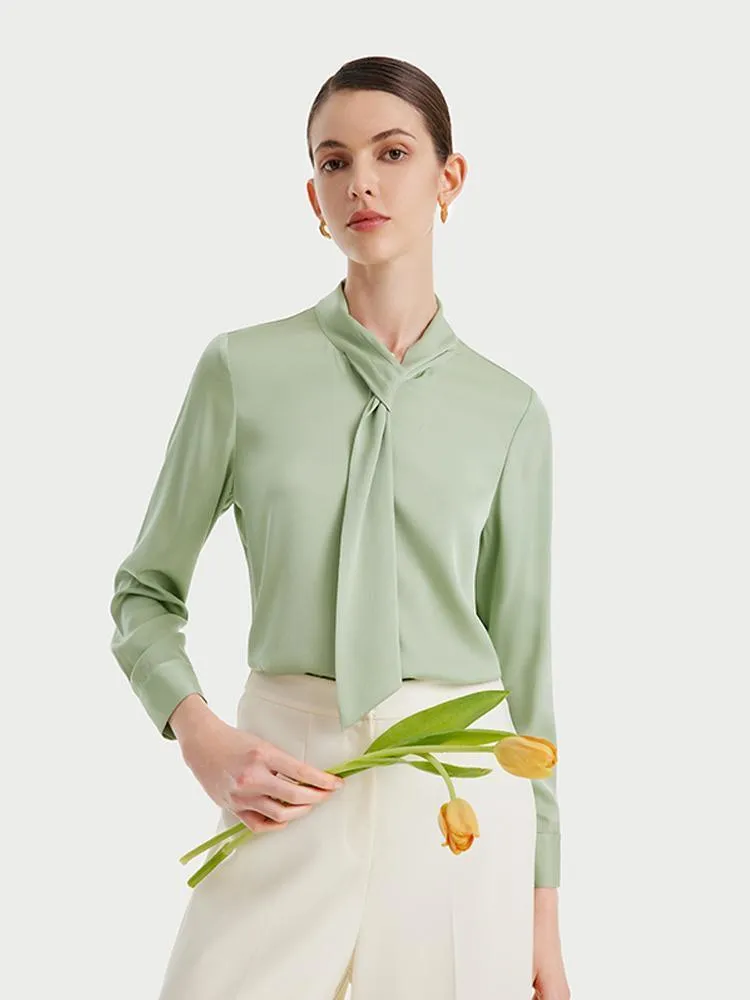 22 Momme Silk Flutter Shirt