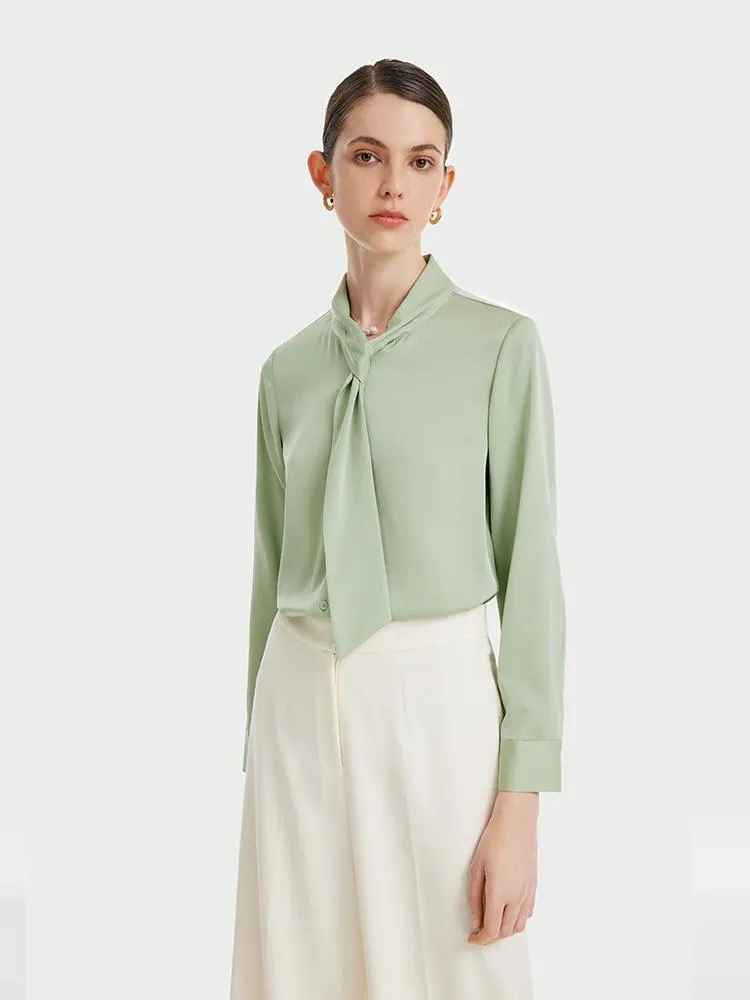 22 Momme Silk Flutter Shirt