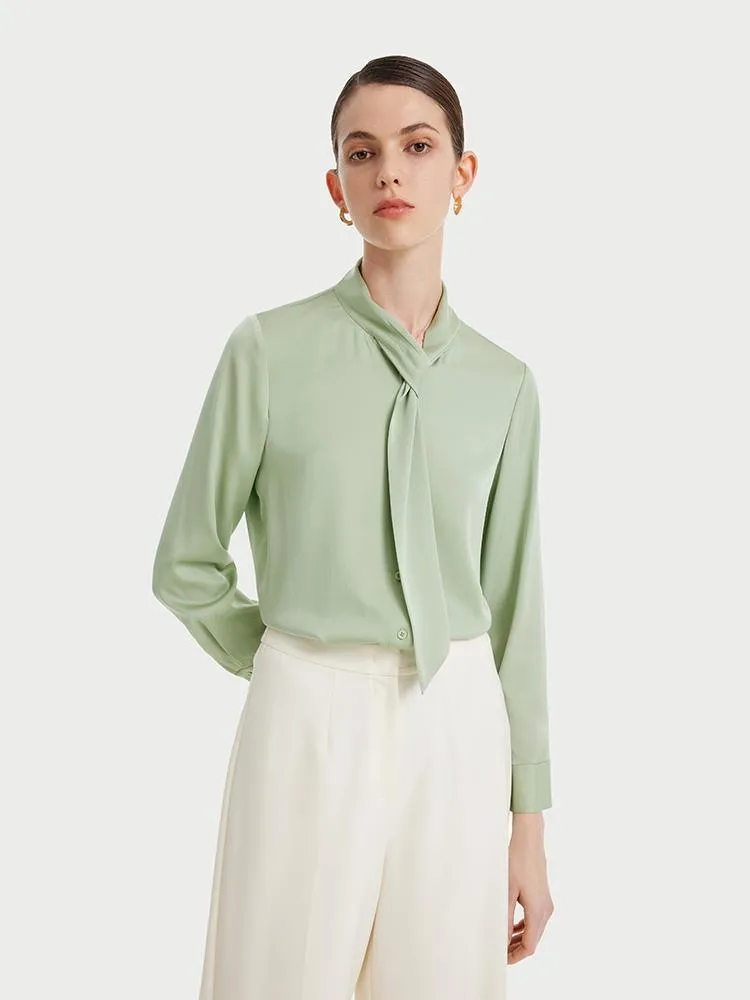 22 Momme Silk Flutter Shirt