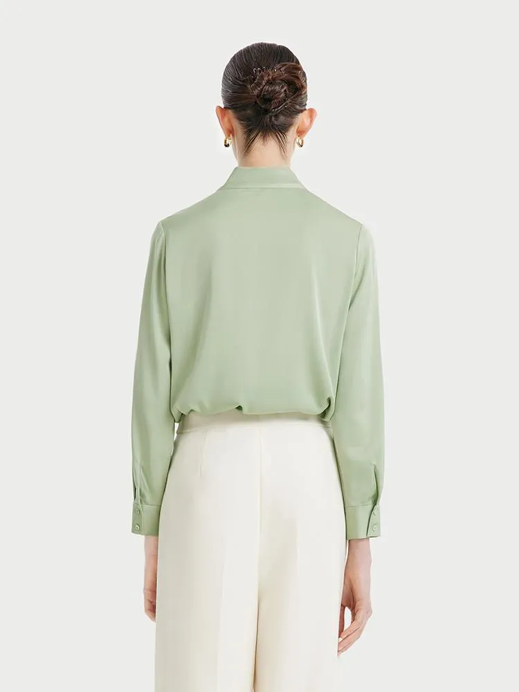 22 Momme Silk Flutter Shirt