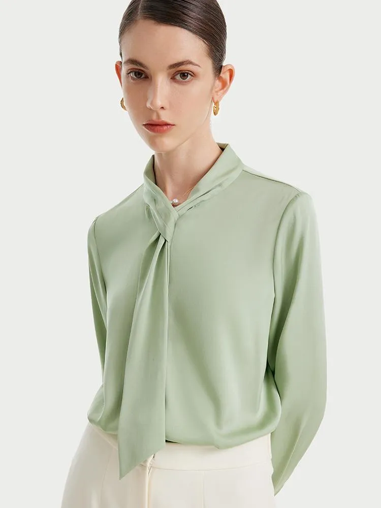 22 Momme Silk Flutter Shirt