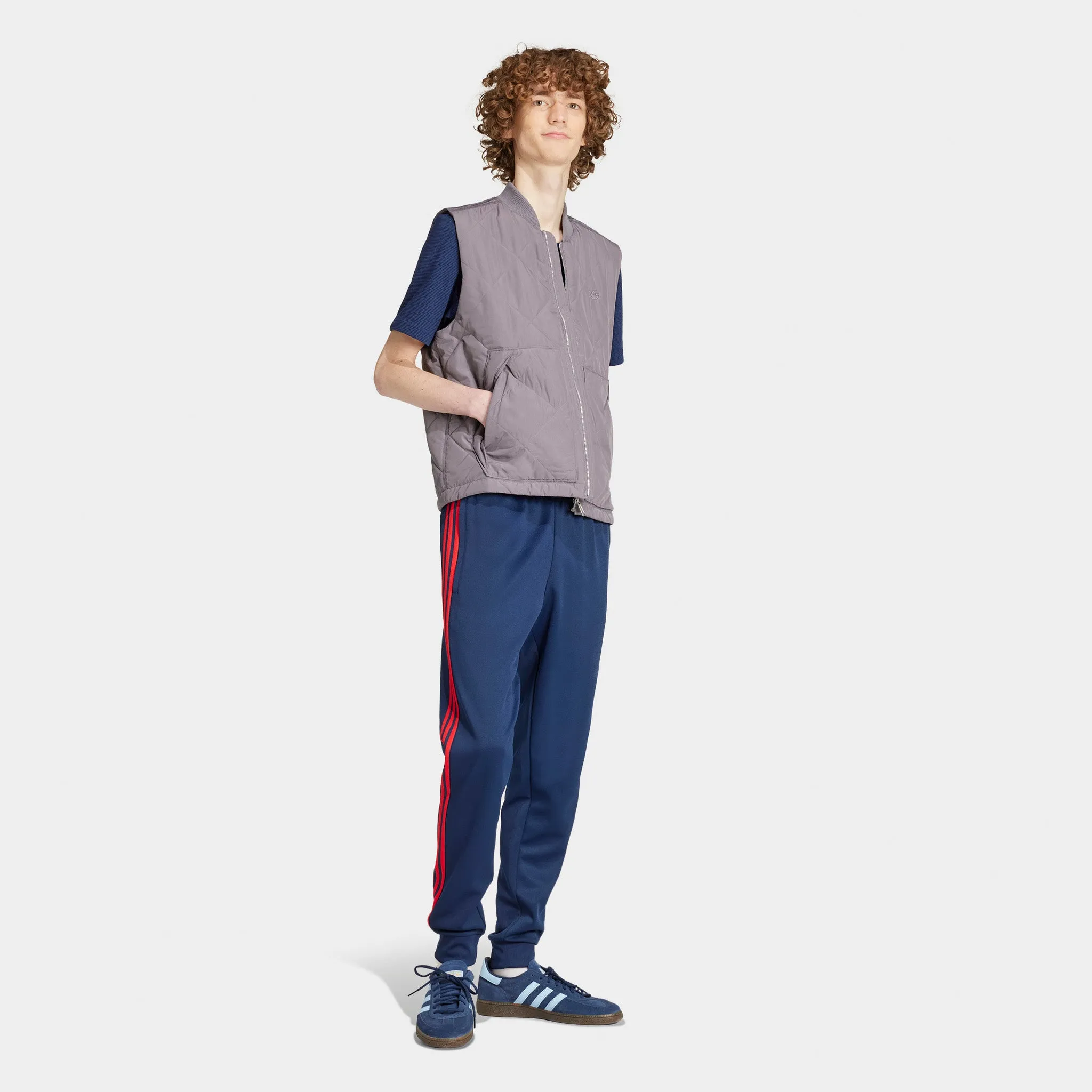 adidas Originals Superstar Trackpants Night Indigo / Better Scarlet