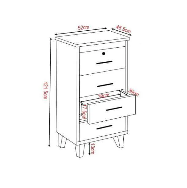 Alera Chest of Drawer