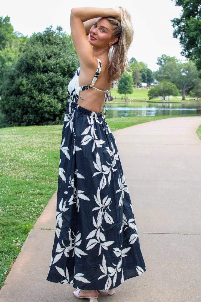 Alessia Open Back Maxi Dress