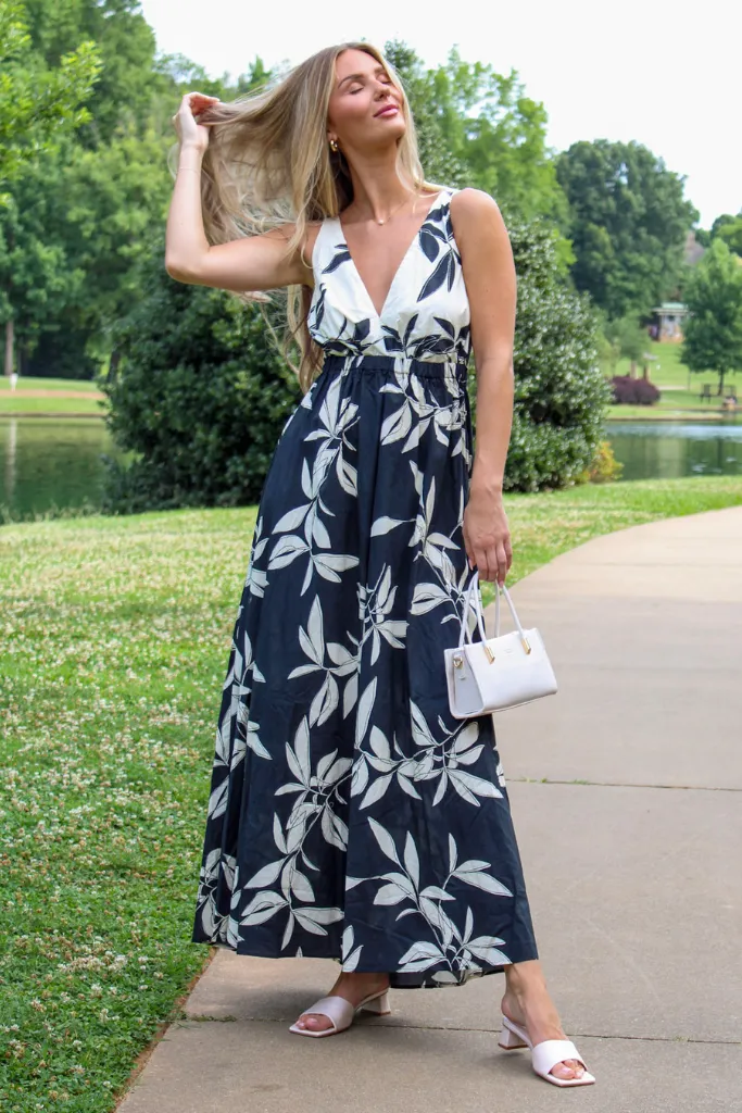 Alessia Open Back Maxi Dress
