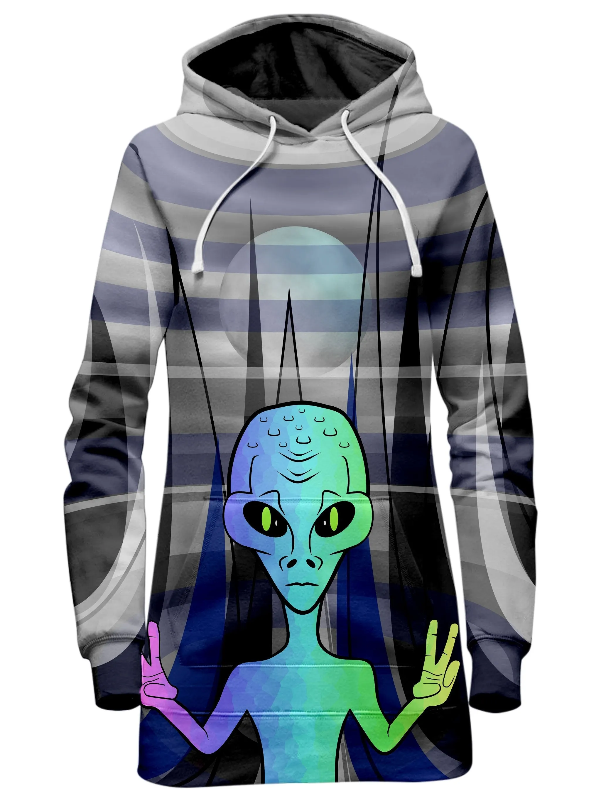 Alien Arrival Hoodie Dress