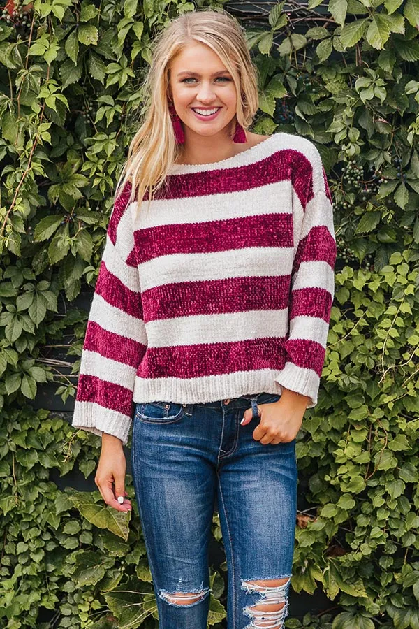 All The Stripe Reasons Chenille Sweater