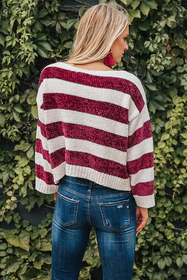All The Stripe Reasons Chenille Sweater