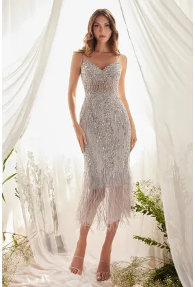 Andrea & Leo EMBELLISHED COCKTAIL DRESS-A1190