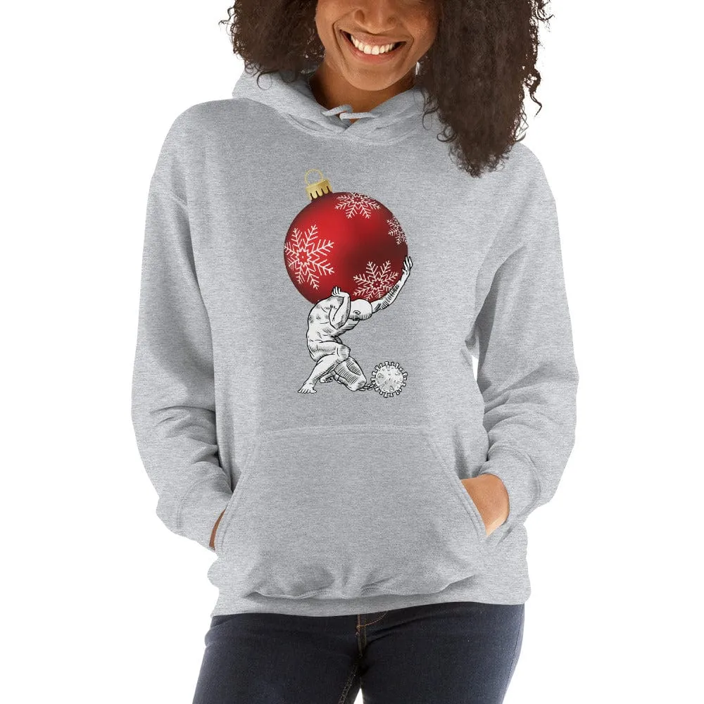 Atlas holding Christmas - Hoodie