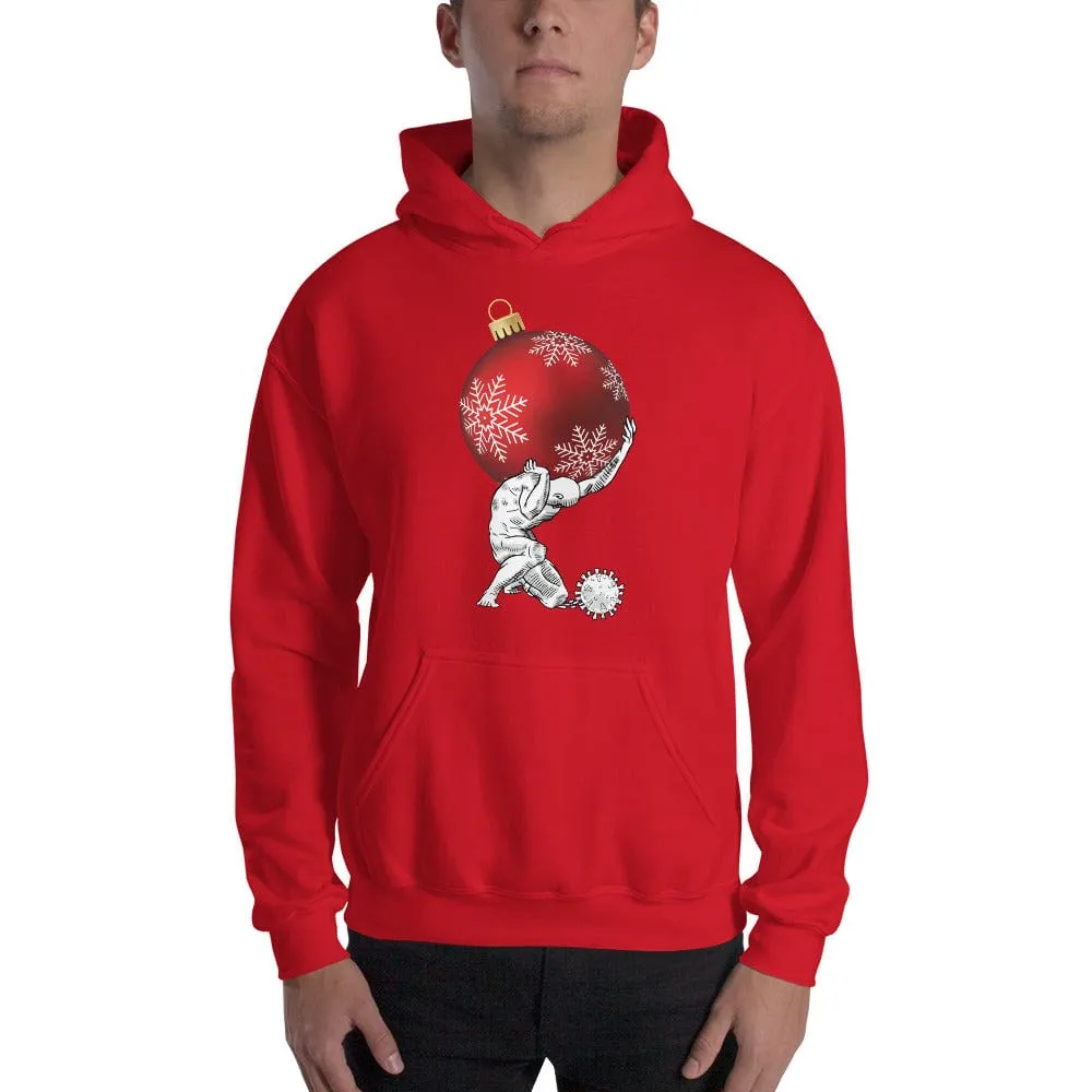 Atlas holding Christmas - Hoodie