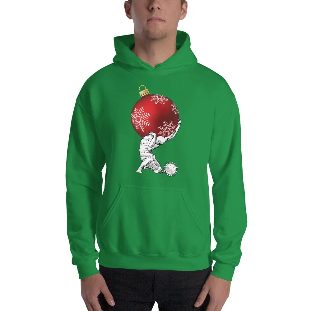Atlas holding Christmas - Hoodie