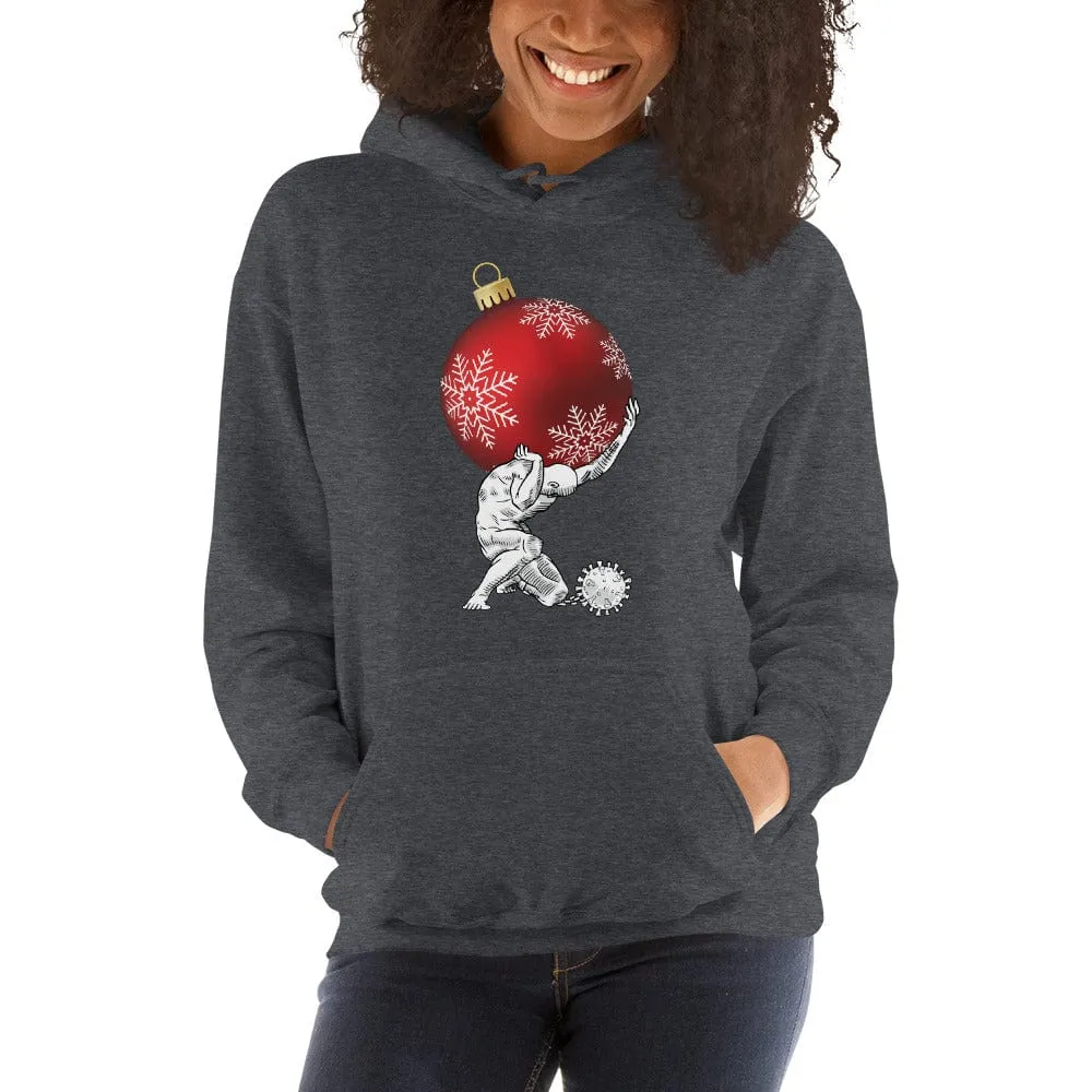 Atlas holding Christmas - Hoodie
