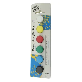 Basic Acrylic Paint Discovery 6pc x 3.6ml (0.12 US fl.oz)