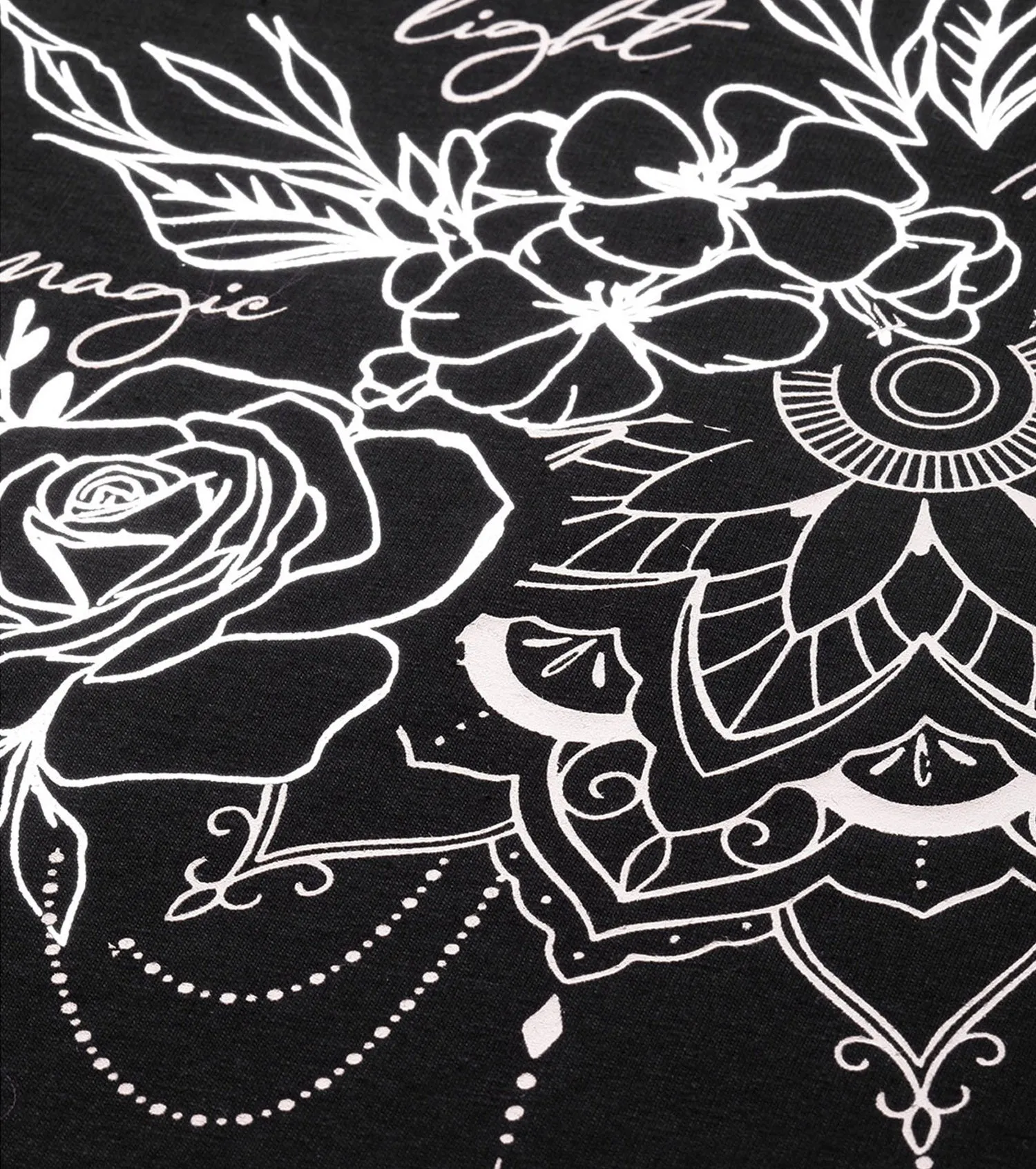 Basic Crew Tee – Graphic Print | Short Sleeve Crew Neck Stretch Cotton Tee