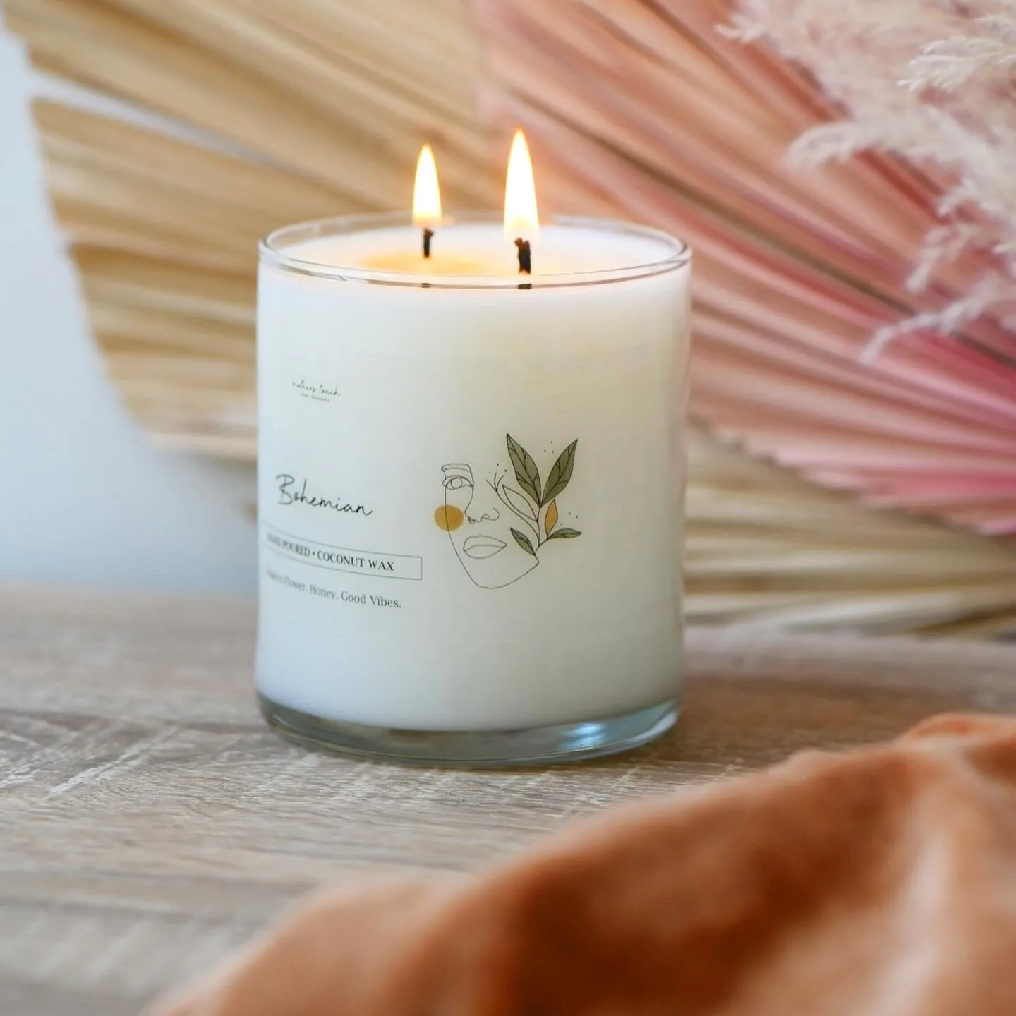 Bohemian Scented Glass Candle