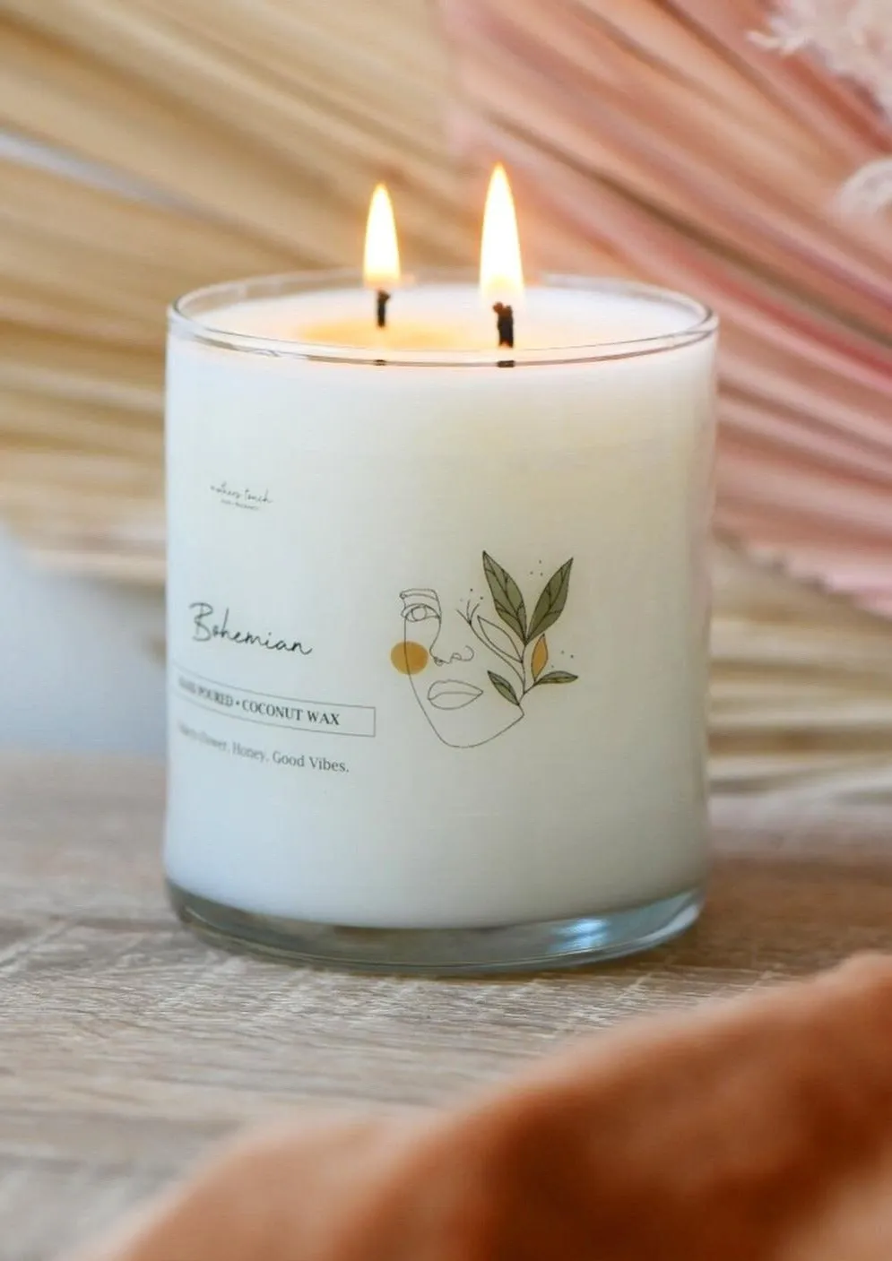 Bohemian Scented Glass Candle