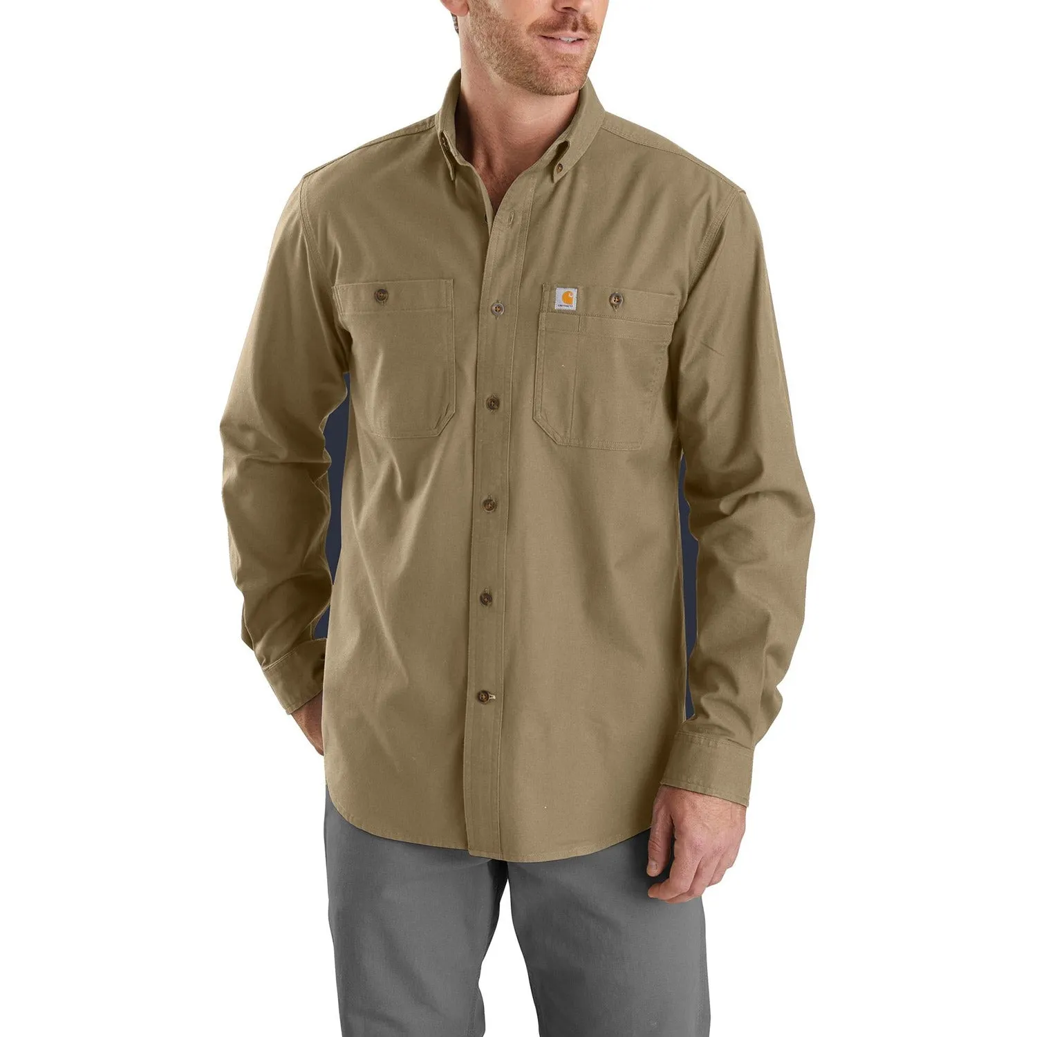 Carhartt Men's Rugged Flex® Rigby Button-Down Long Sleeve Shirt