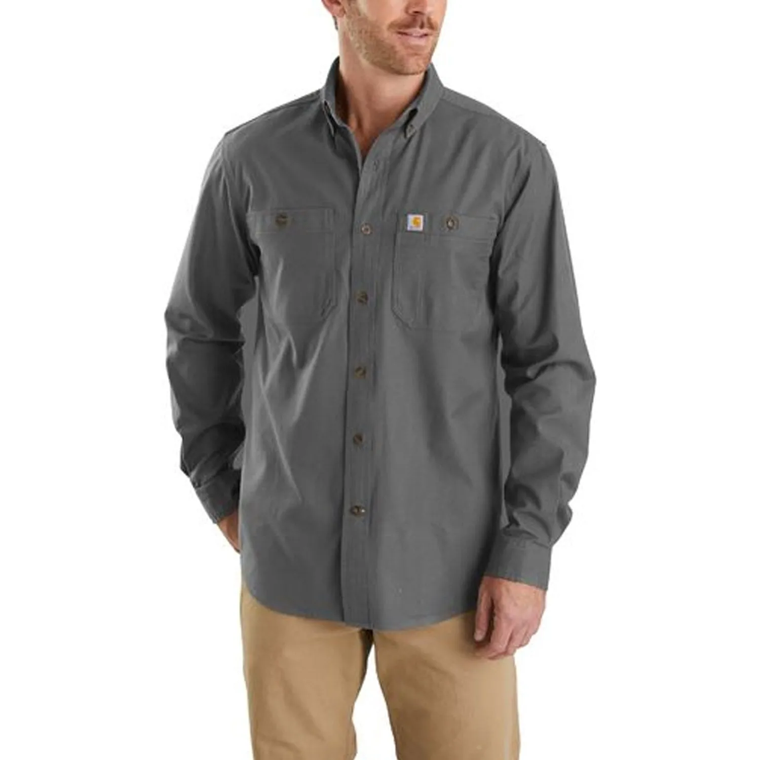 Carhartt Men's Rugged Flex® Rigby Button-Down Long Sleeve Shirt