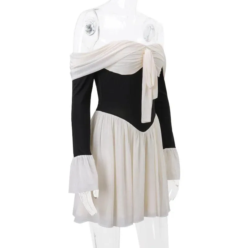 Cassandra Bow and Flare Dress