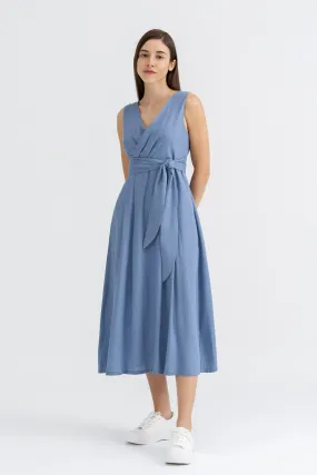 Celine Wrap Front Maxi Dress