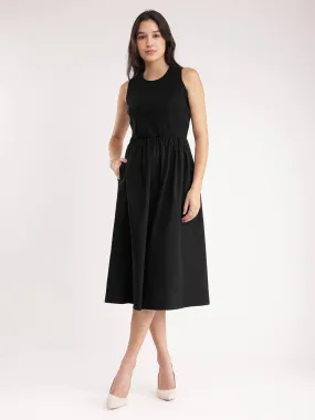 Cotton Dress - Black