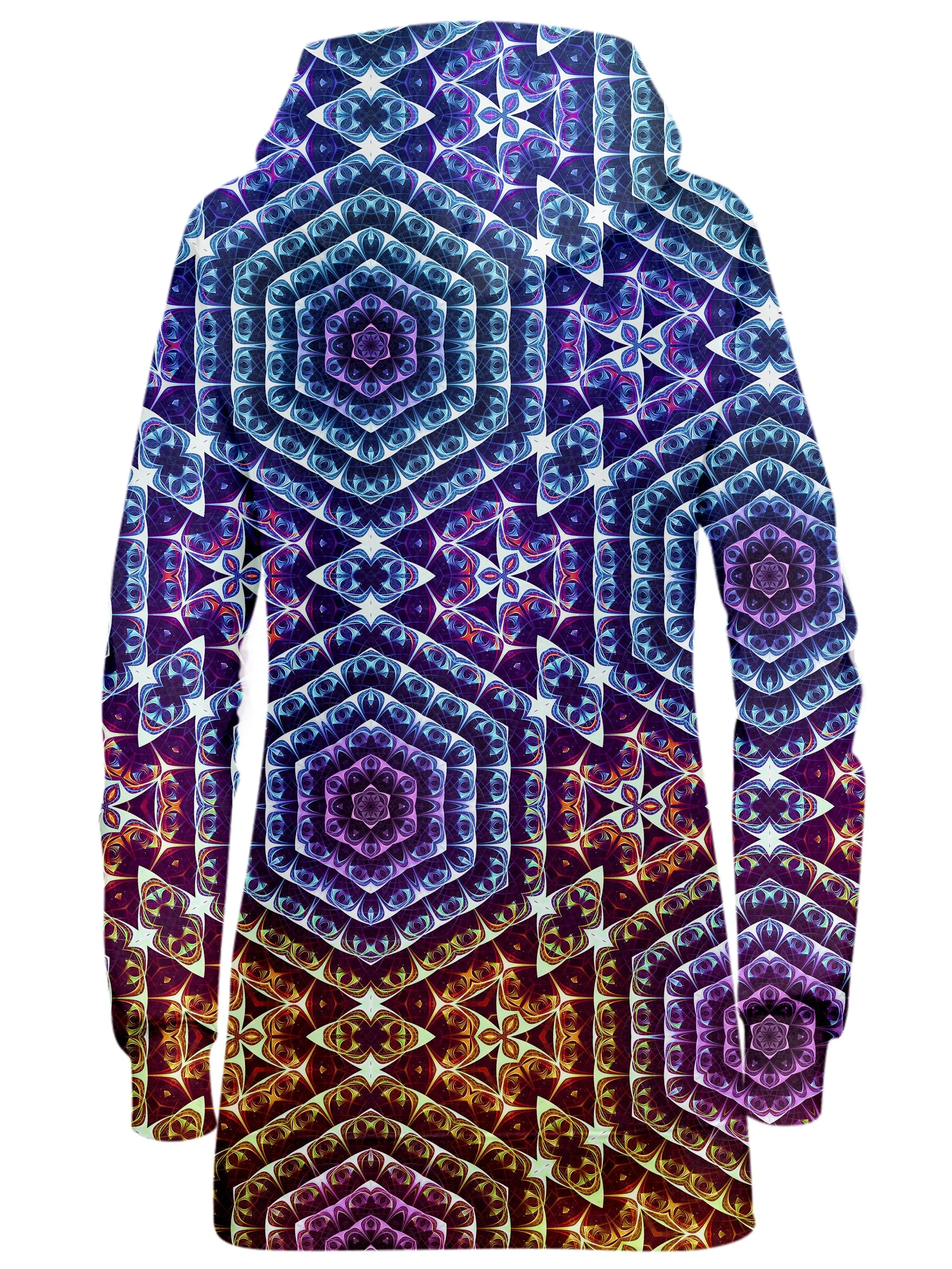 Cracked Mind Sunset Hoodie Dress