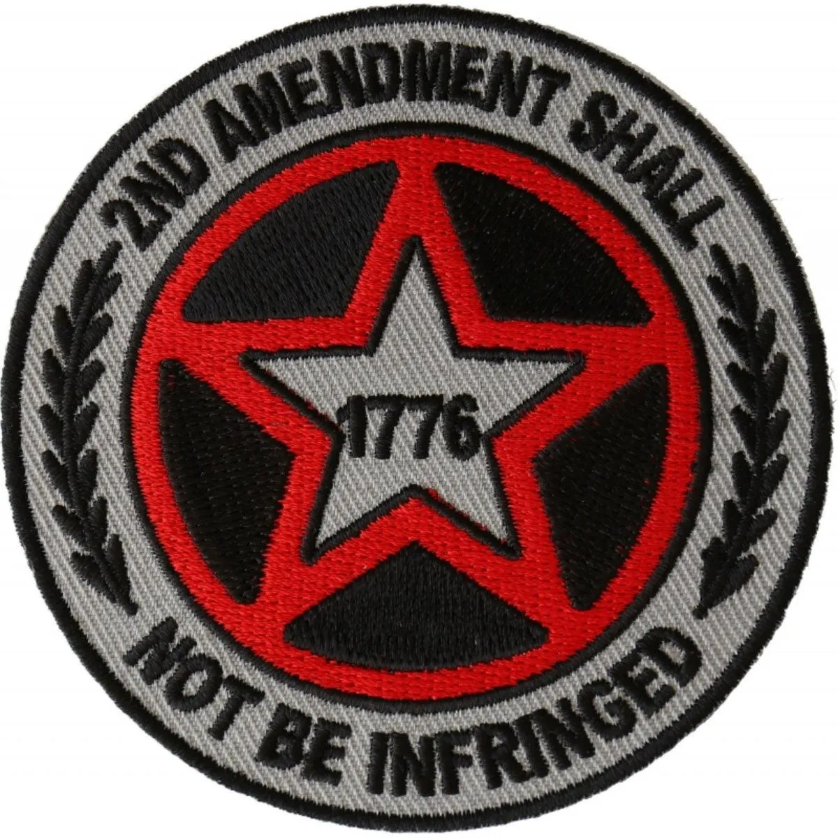 Daniel Smart 2nd Amendment Shall Not be Infringed Star Patch, 3 x 3 inches