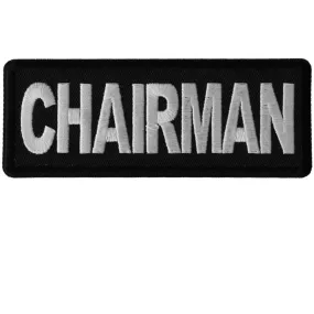 Daniel Smart Chairman Patch, 4 x 1.5 inches