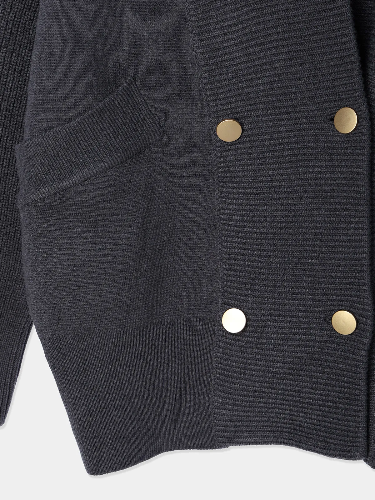Double-breasted Knit cardigan