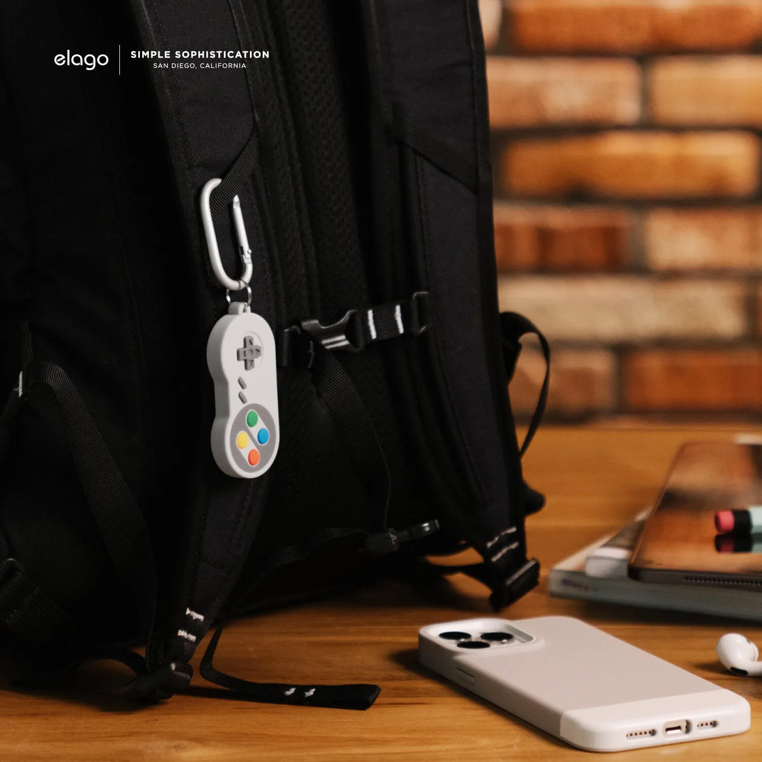 Elago W5 AirTag Case with Keychain