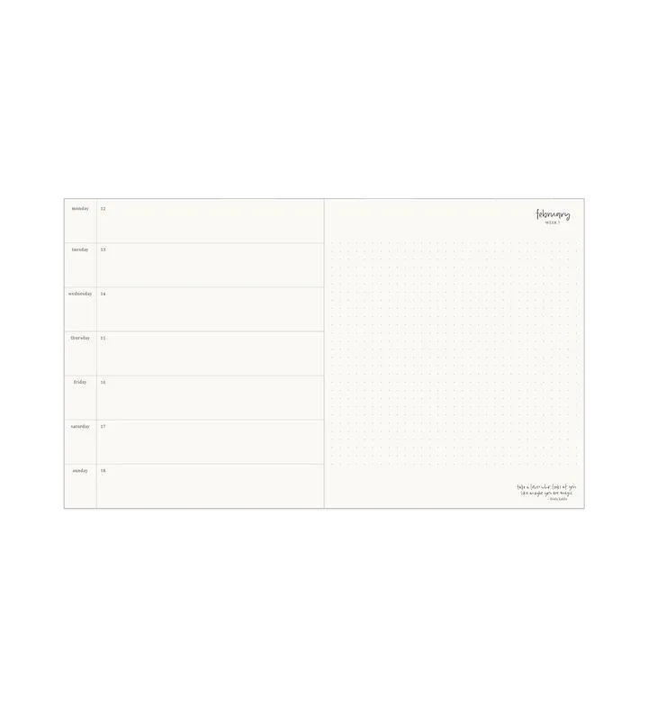 Emma Kate Co. 2025 Planner - Signature | HORIZONTAL Weekly Layout | Various Colours