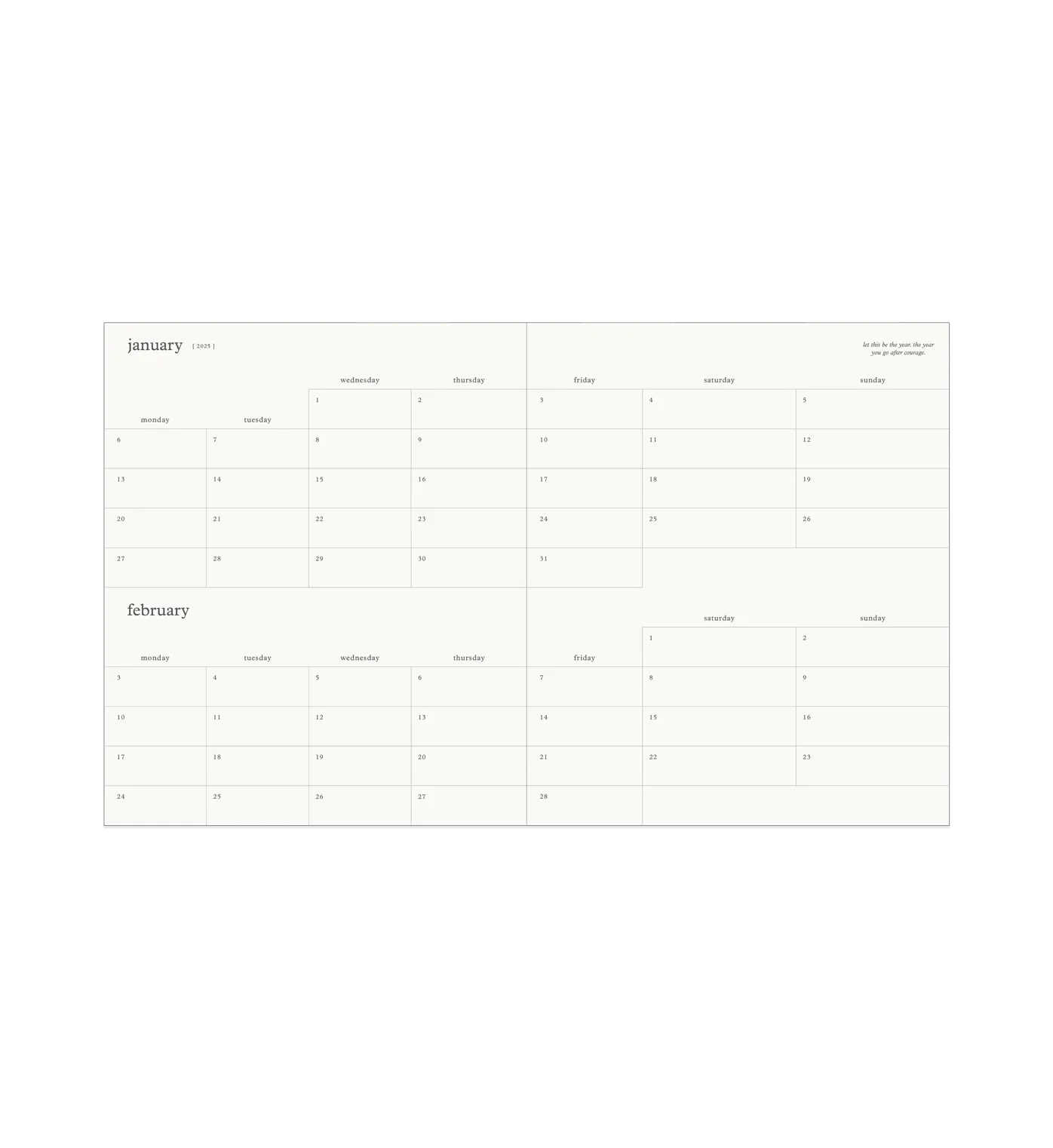 Emma Kate Co. 2025 Planner - Signature | VERTICAL Weekly Layout | Various Colours