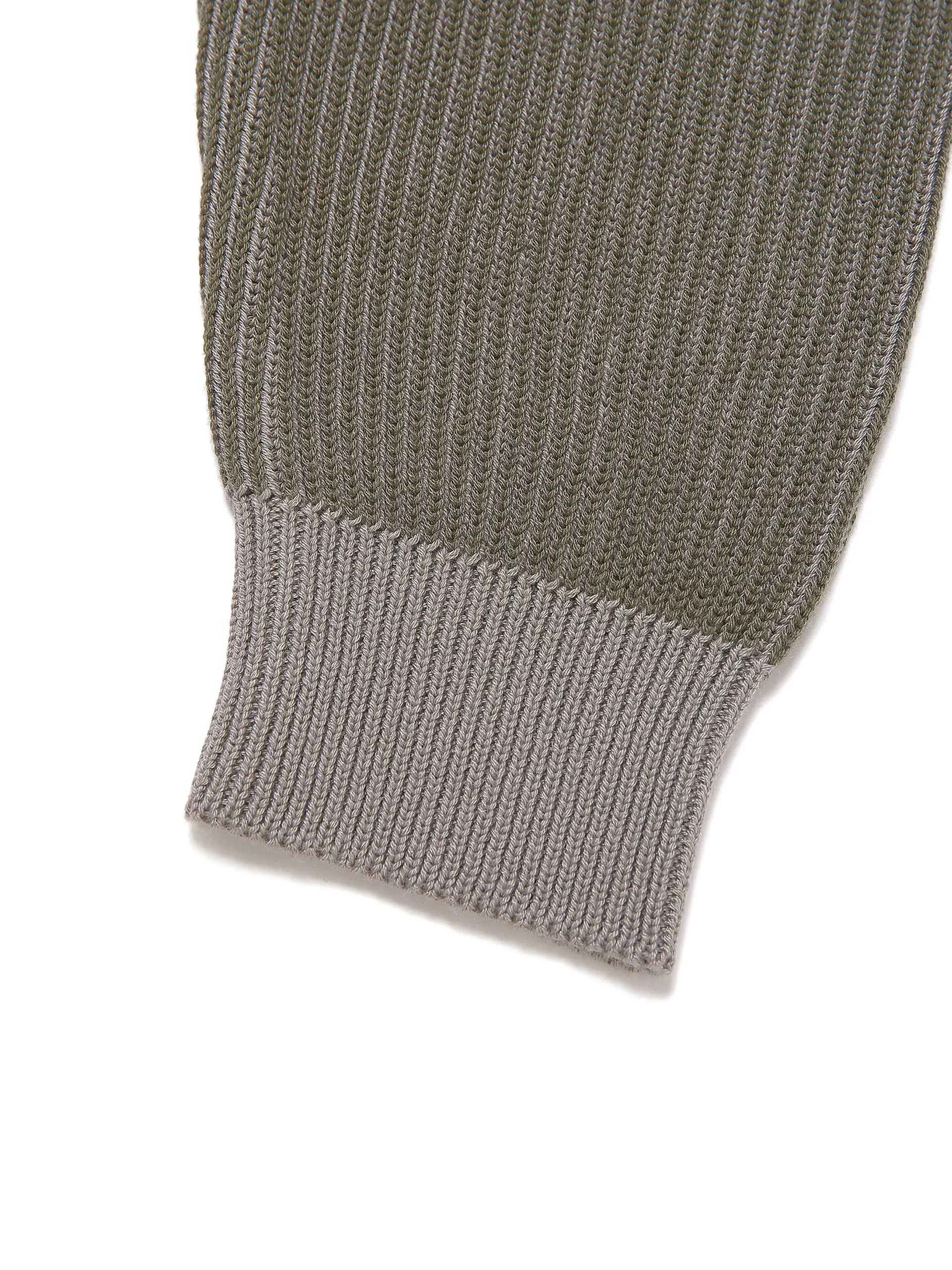 E/T-Logo Rib Cardigan