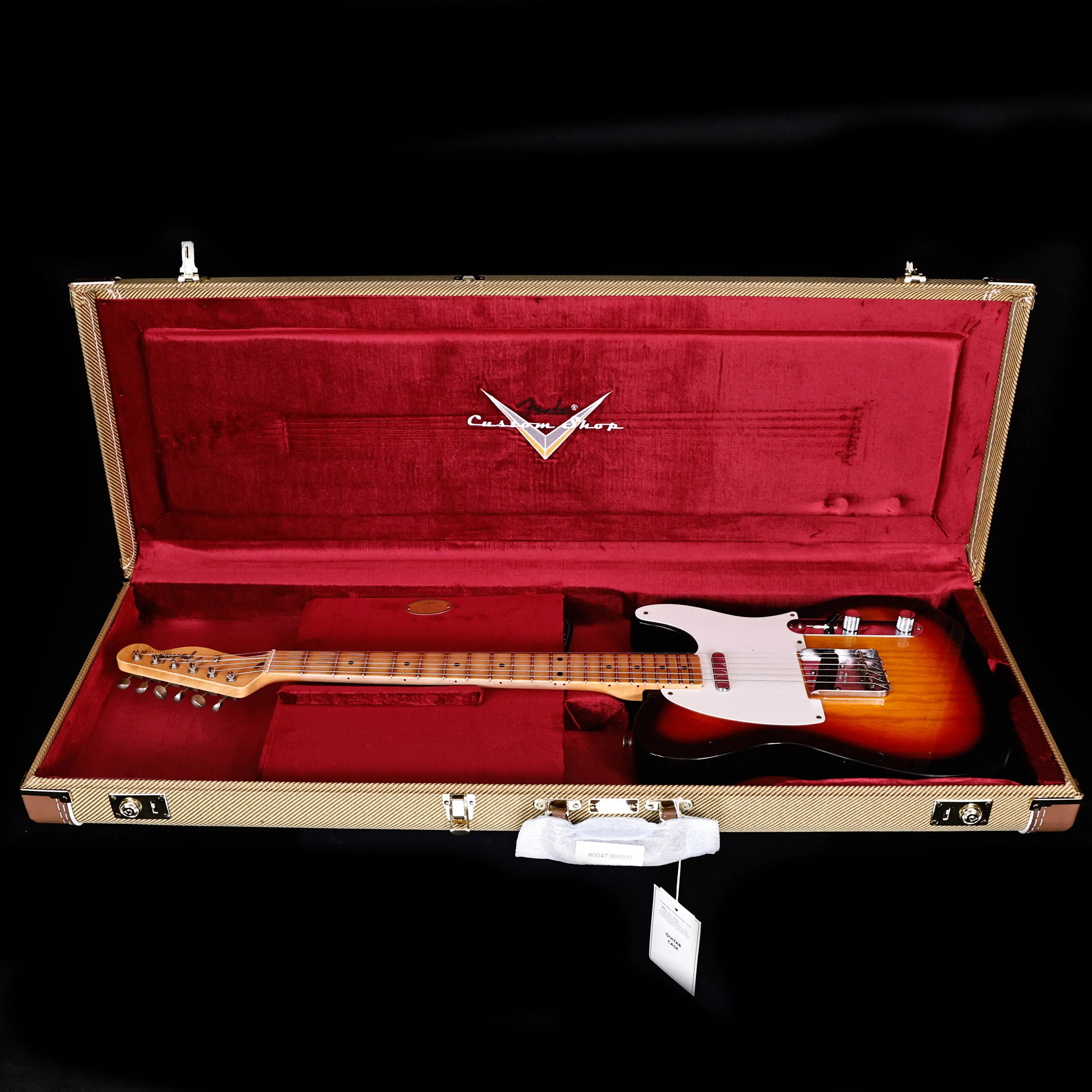 Fender Custom Shop 1958 Journeyman Relic Telecaster, Wide-Fade Chocolate 3-Color Sunburst 7lbs 0.1oz