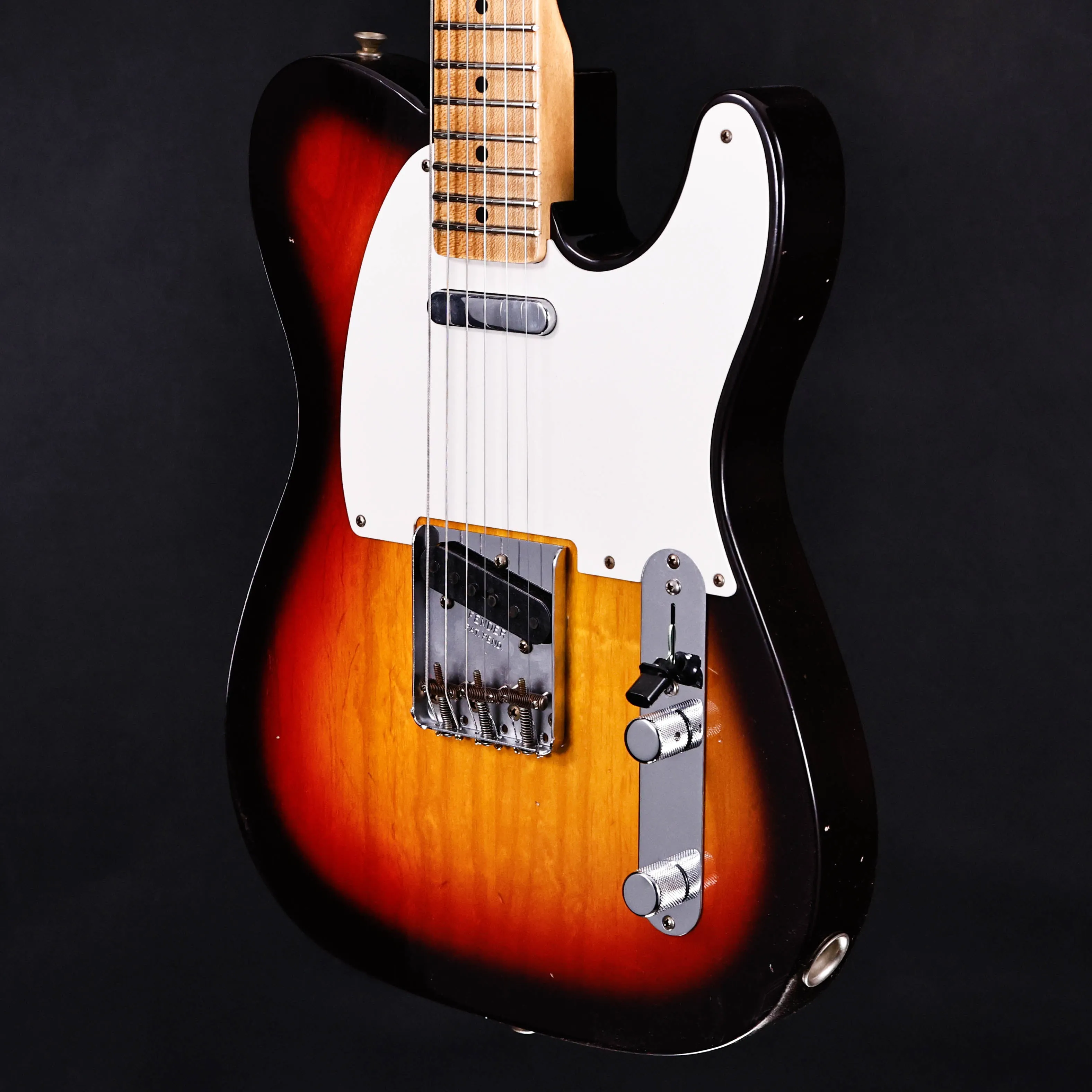 Fender Custom Shop 1958 Journeyman Relic Telecaster, Wide-Fade Chocolate 3-Color Sunburst 7lbs 0.1oz