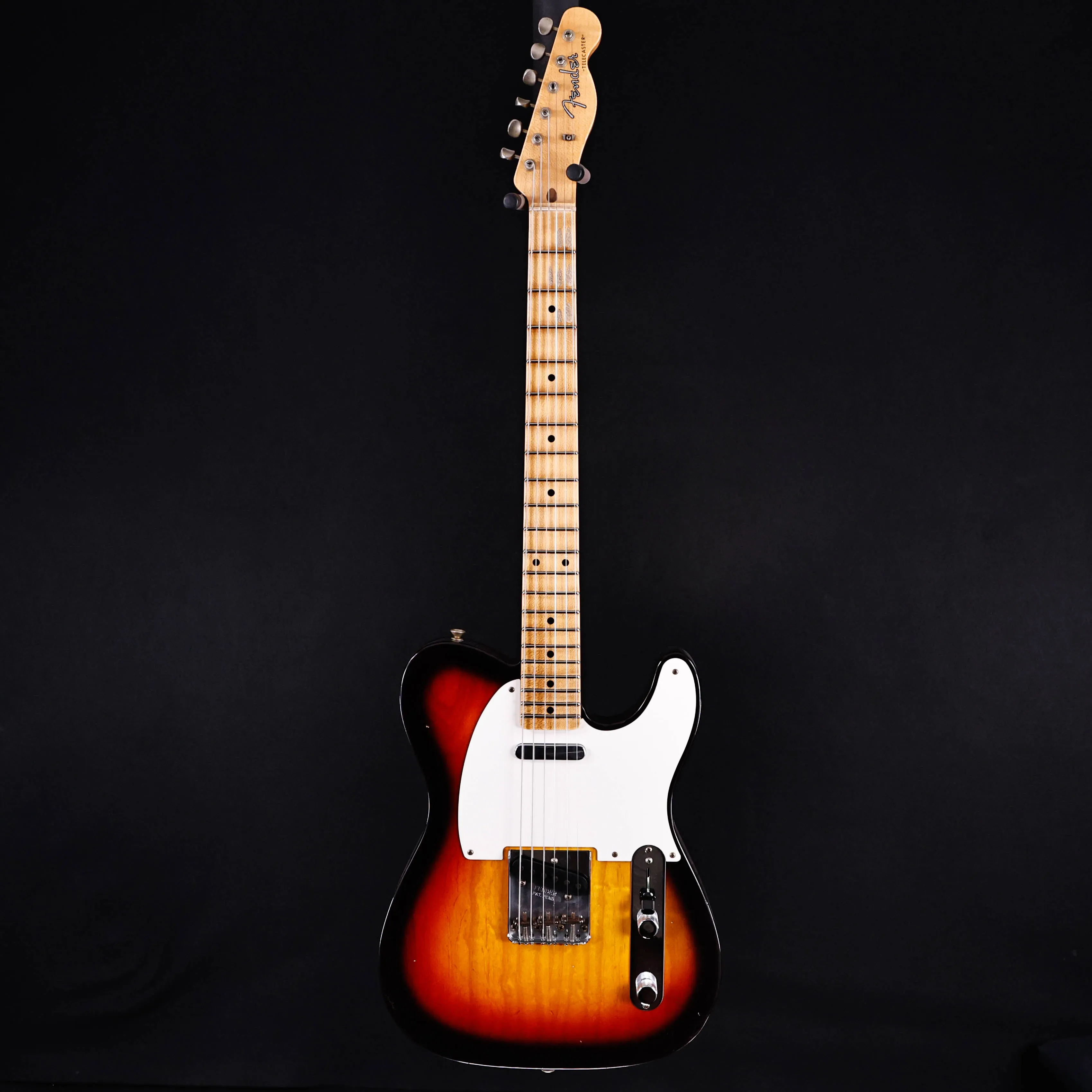Fender Custom Shop 1958 Journeyman Relic Telecaster, Wide-Fade Chocolate 3-Color Sunburst 7lbs 0.1oz