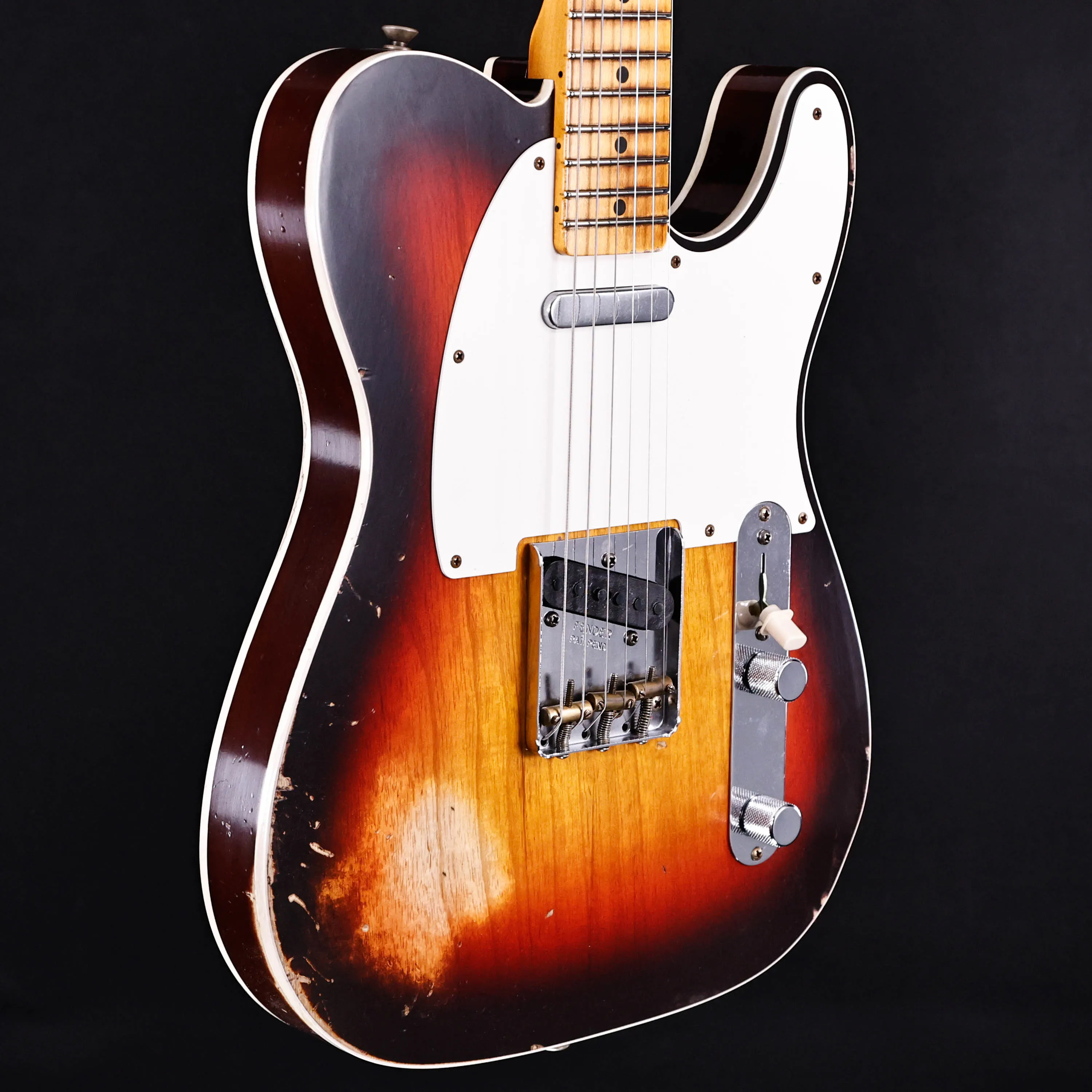 Fender Custom Shop 1959 Custom Relic Telecaster, Wide-Fade Chocolate 3-Color Sunburst 6lbs 14.9oz