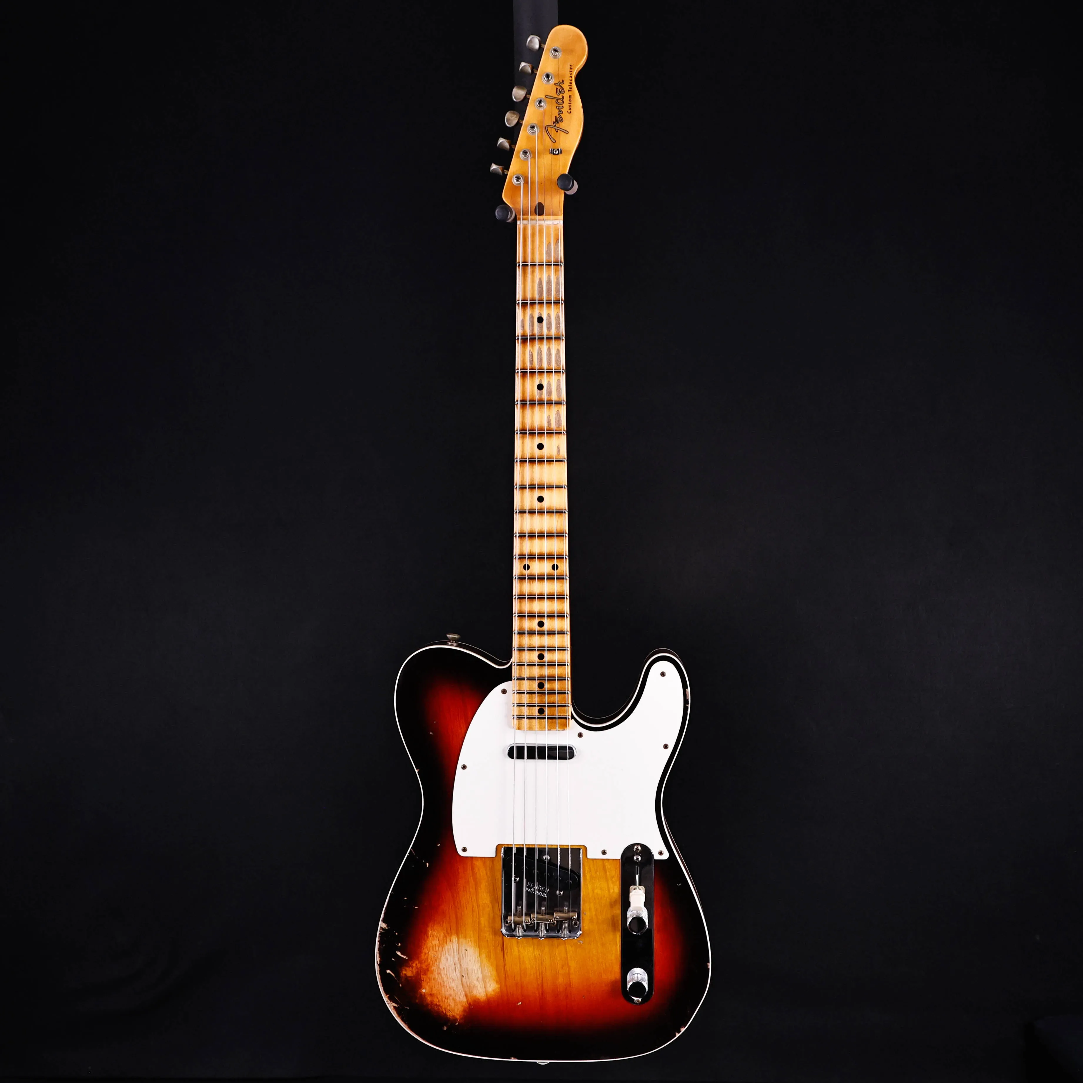 Fender Custom Shop 1959 Custom Relic Telecaster, Wide-Fade Chocolate 3-Color Sunburst 6lbs 14.9oz