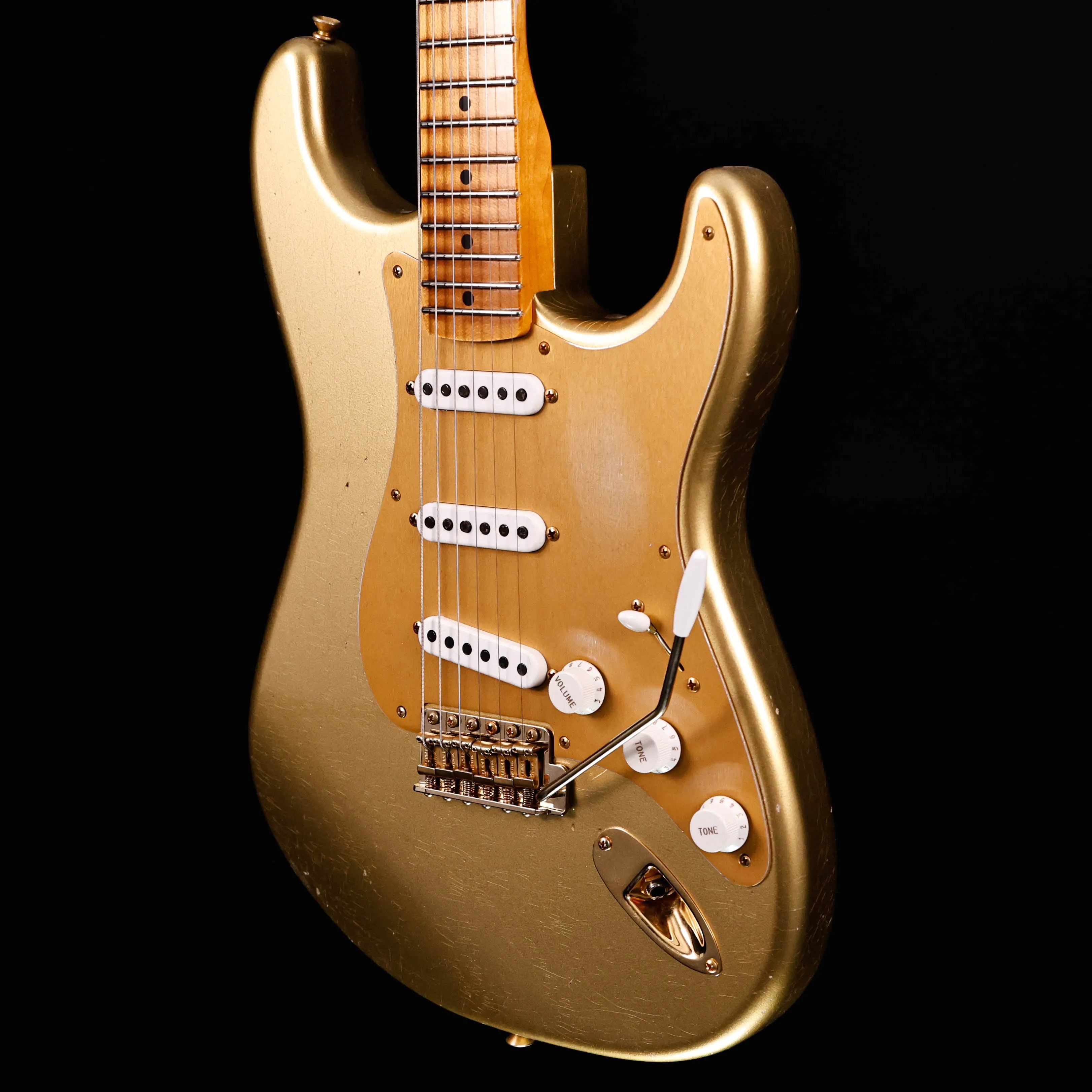 Fender Custom Shop LTD 54' Stratocaster Journeyman, Haynes Limited Edition Gold 8lbs 1.5oz