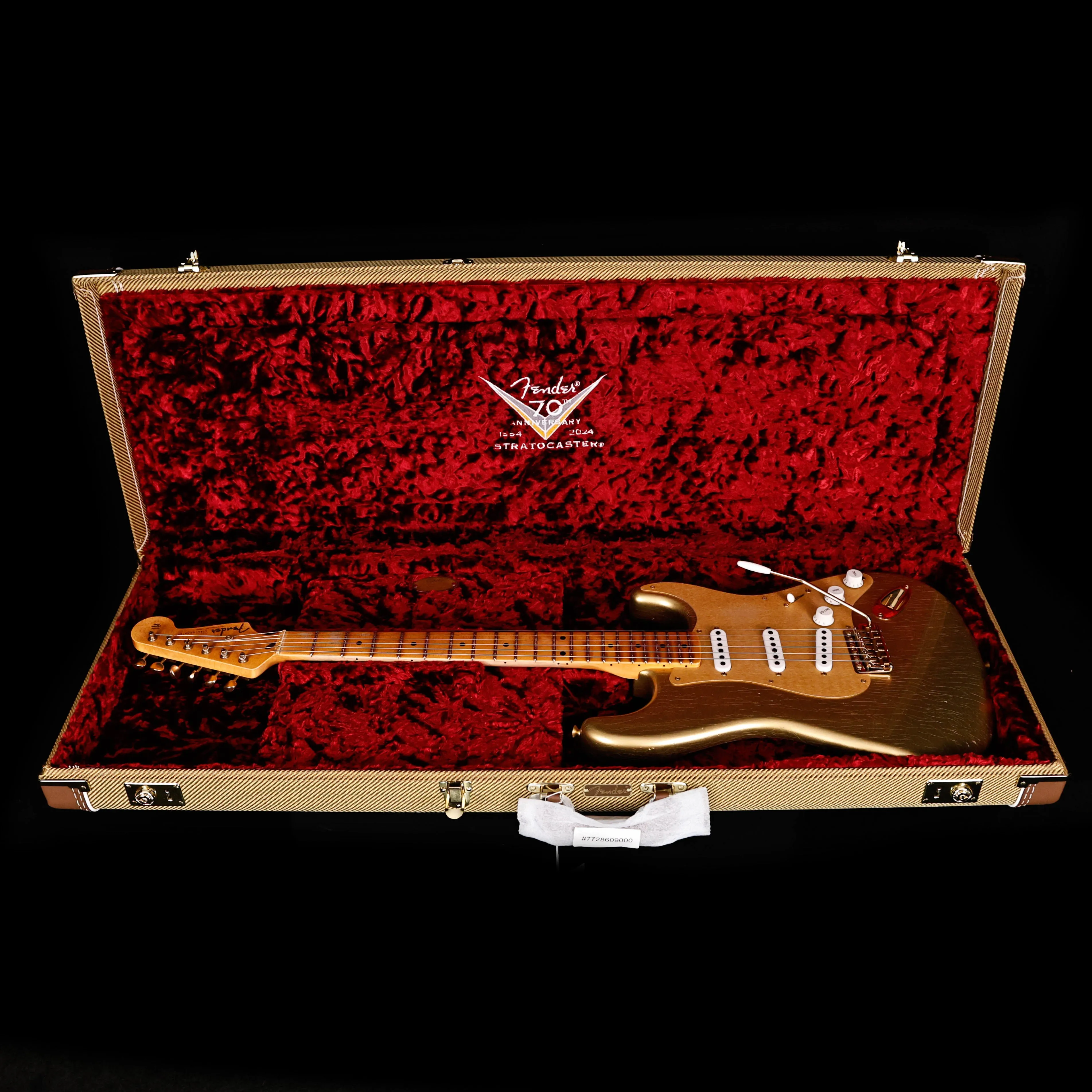 Fender Custom Shop LTD 54' Stratocaster Journeyman, Haynes Limited Edition Gold 8lbs 1.5oz