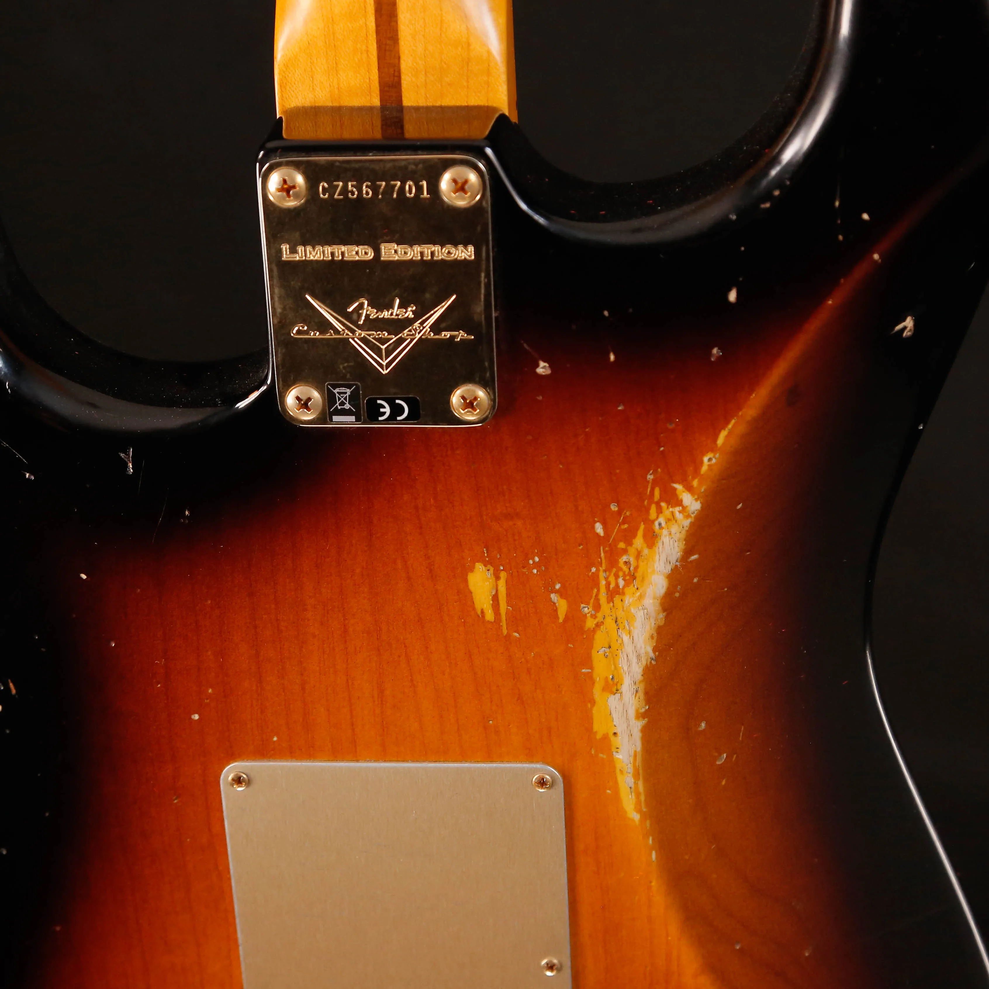 Fender Custom Shop LTD '55 Stratocaster Relic, Wide-fade 2-Color SB 7lb 7.5oz
