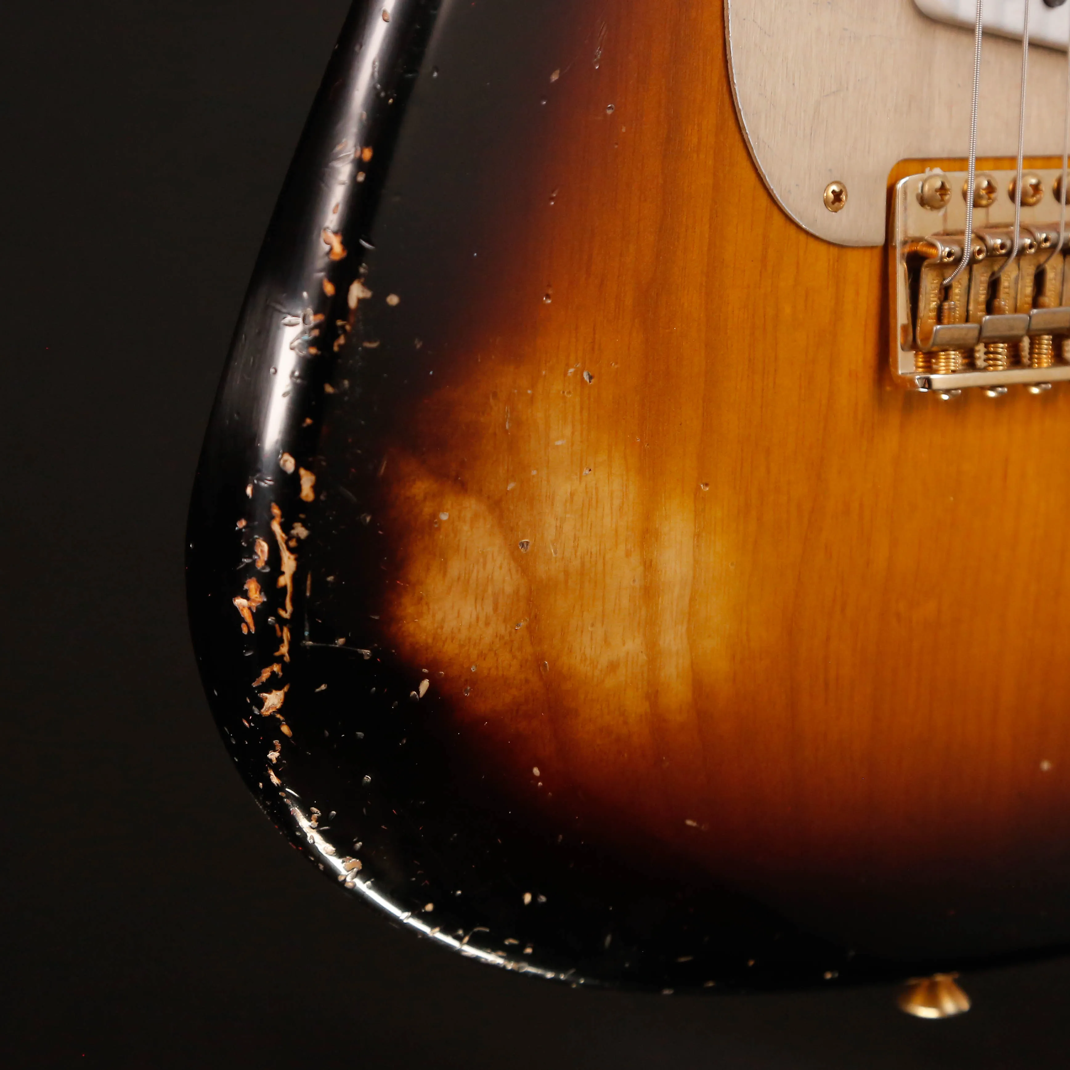 Fender Custom Shop LTD '55 Stratocaster Relic, Wide-fade 2-Color SB 7lb 7.5oz
