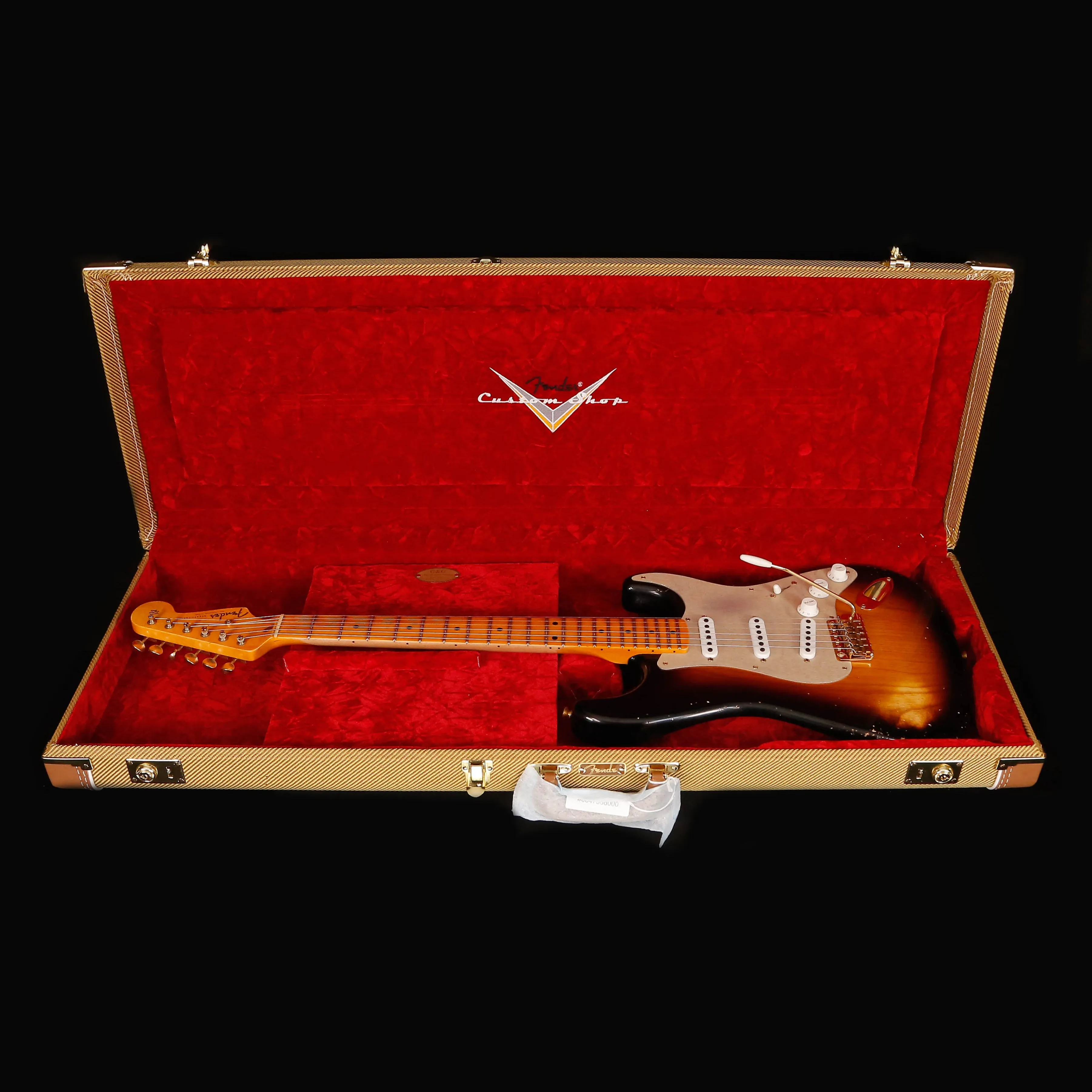 Fender Custom Shop LTD '55 Stratocaster Relic, Wide-fade 2-Color SB 7lb 7.5oz