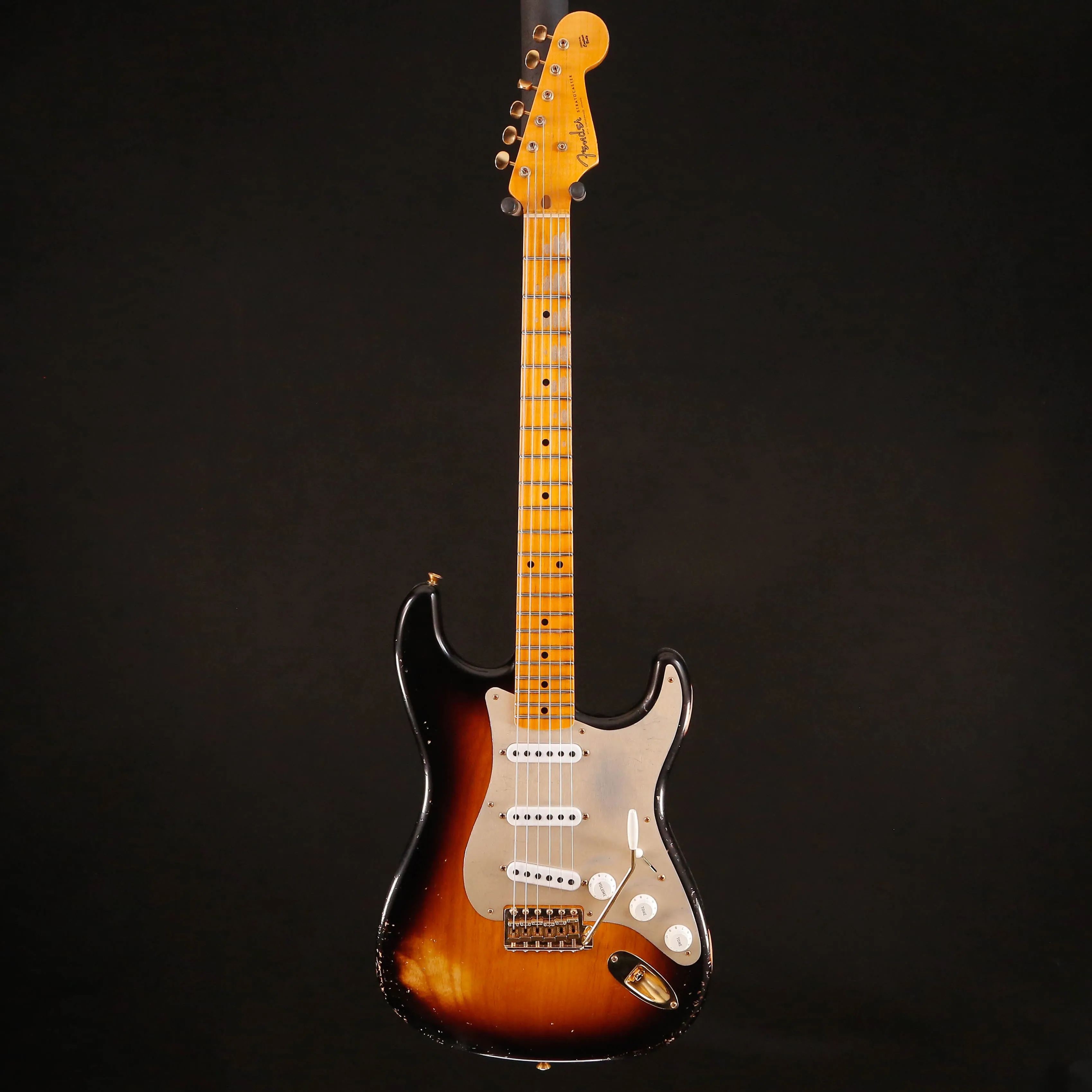 Fender Custom Shop LTD '55 Stratocaster Relic, Wide-fade 2-Color SB 7lb 7.5oz