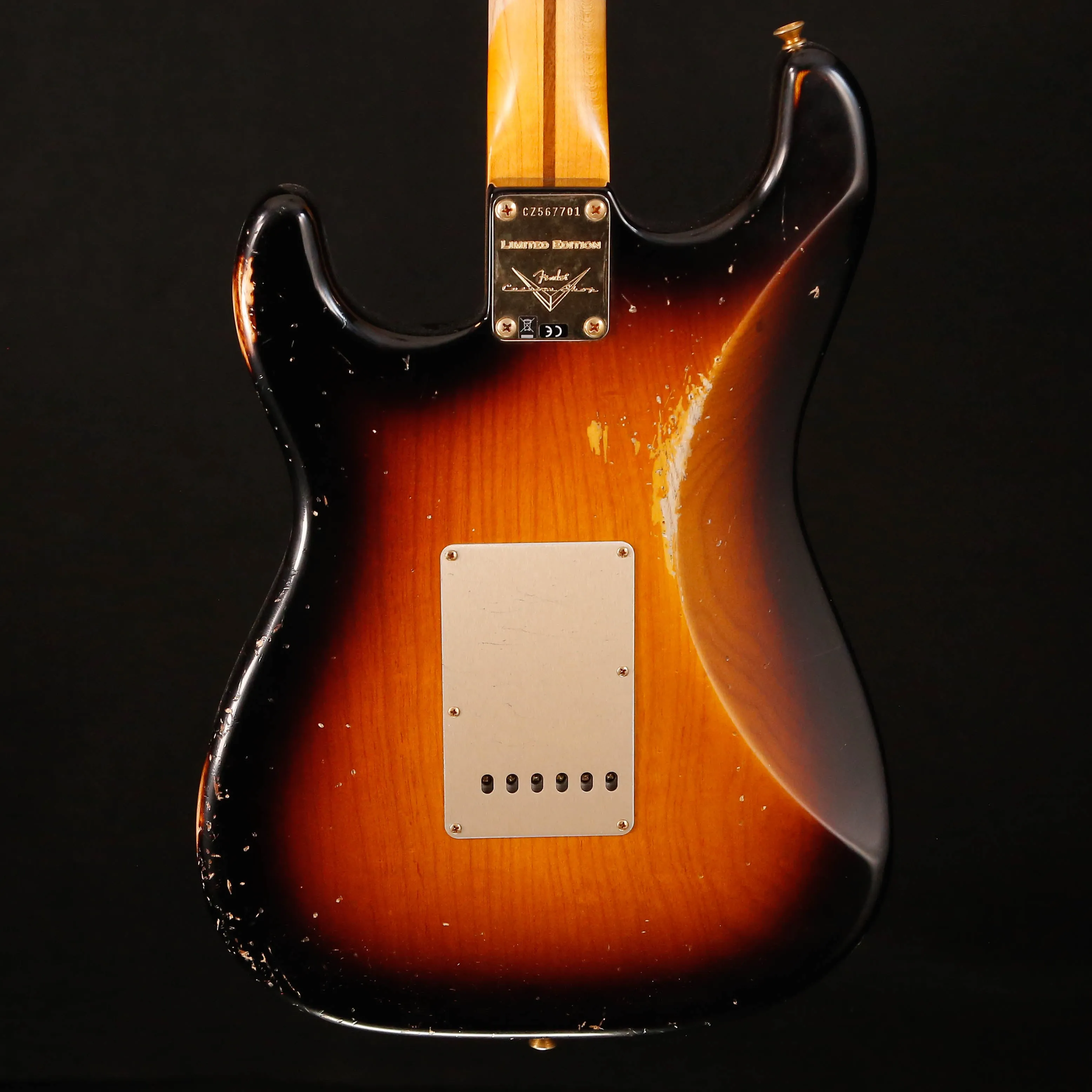 Fender Custom Shop LTD '55 Stratocaster Relic, Wide-fade 2-Color SB 7lb 7.5oz