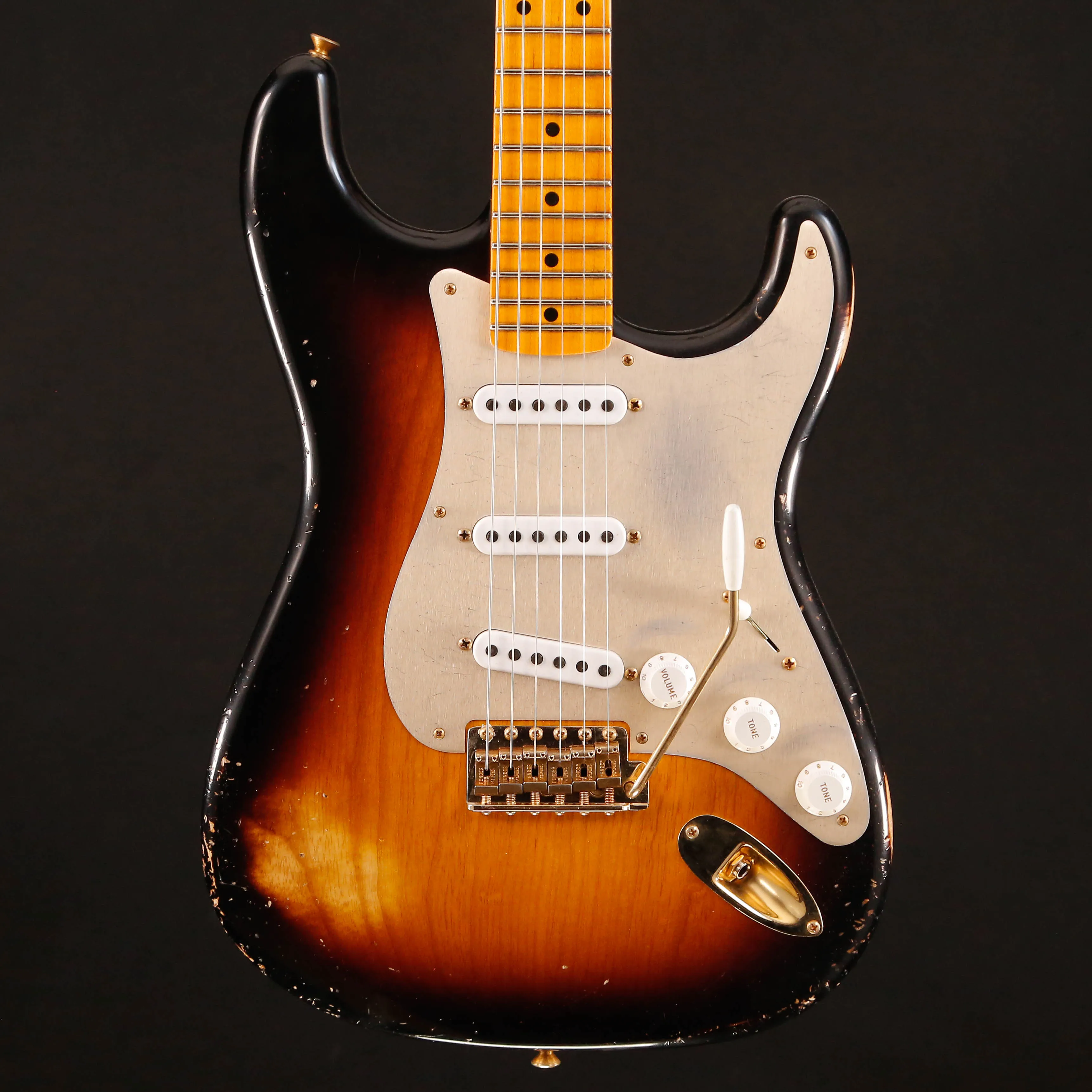 Fender Custom Shop LTD '55 Stratocaster Relic, Wide-fade 2-Color SB 7lb 7.5oz