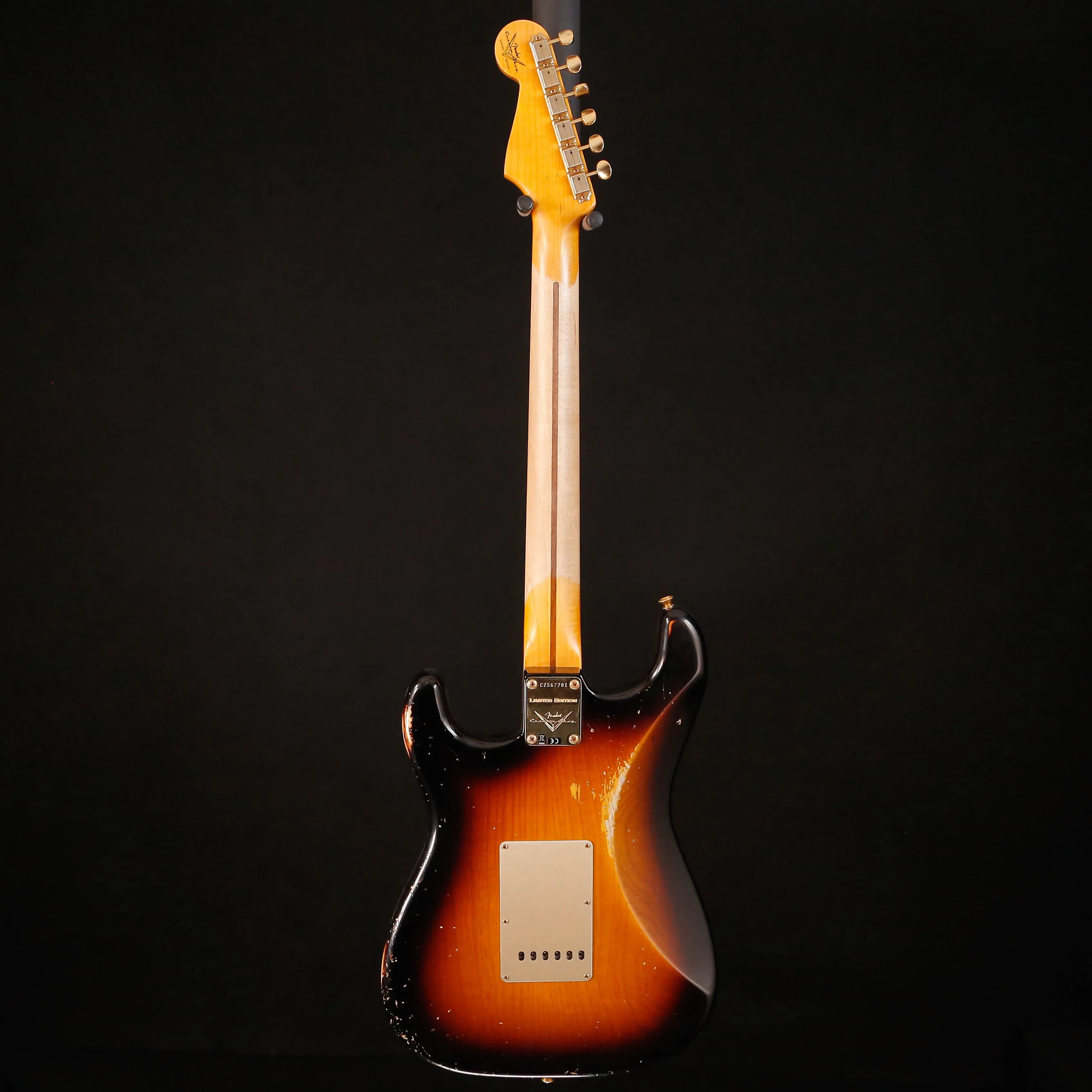 Fender Custom Shop LTD '55 Stratocaster Relic, Wide-fade 2-Color SB 7lb 7.5oz