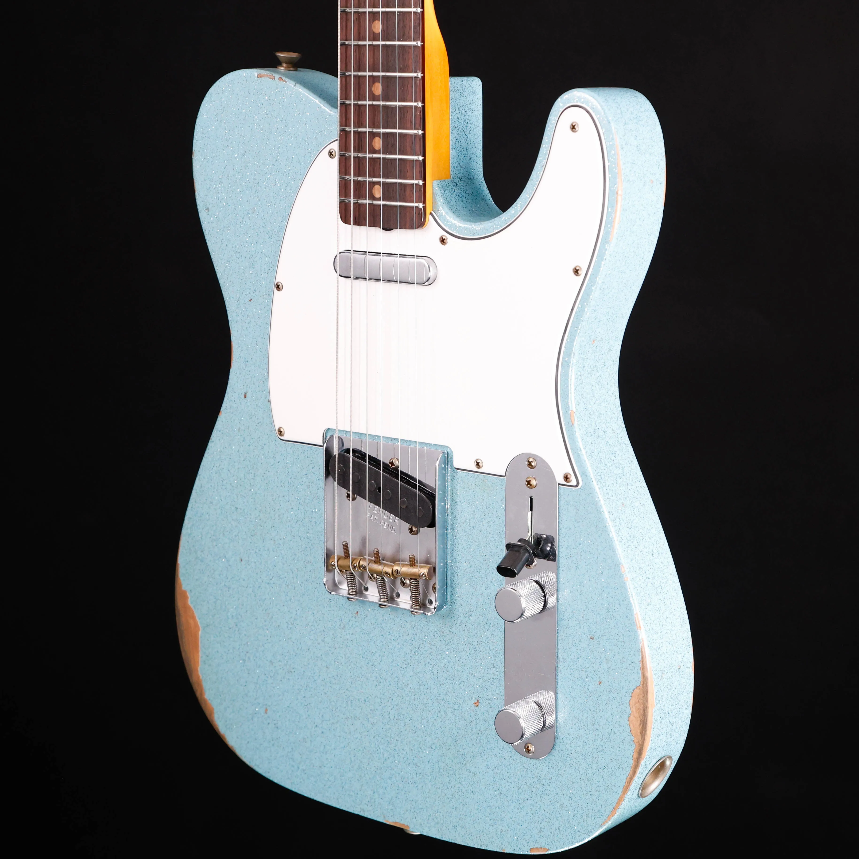 Fender Custom Shop LTD '61 Telecaster Relic, Aged Blue Sparkle 7lbs 9.1oz