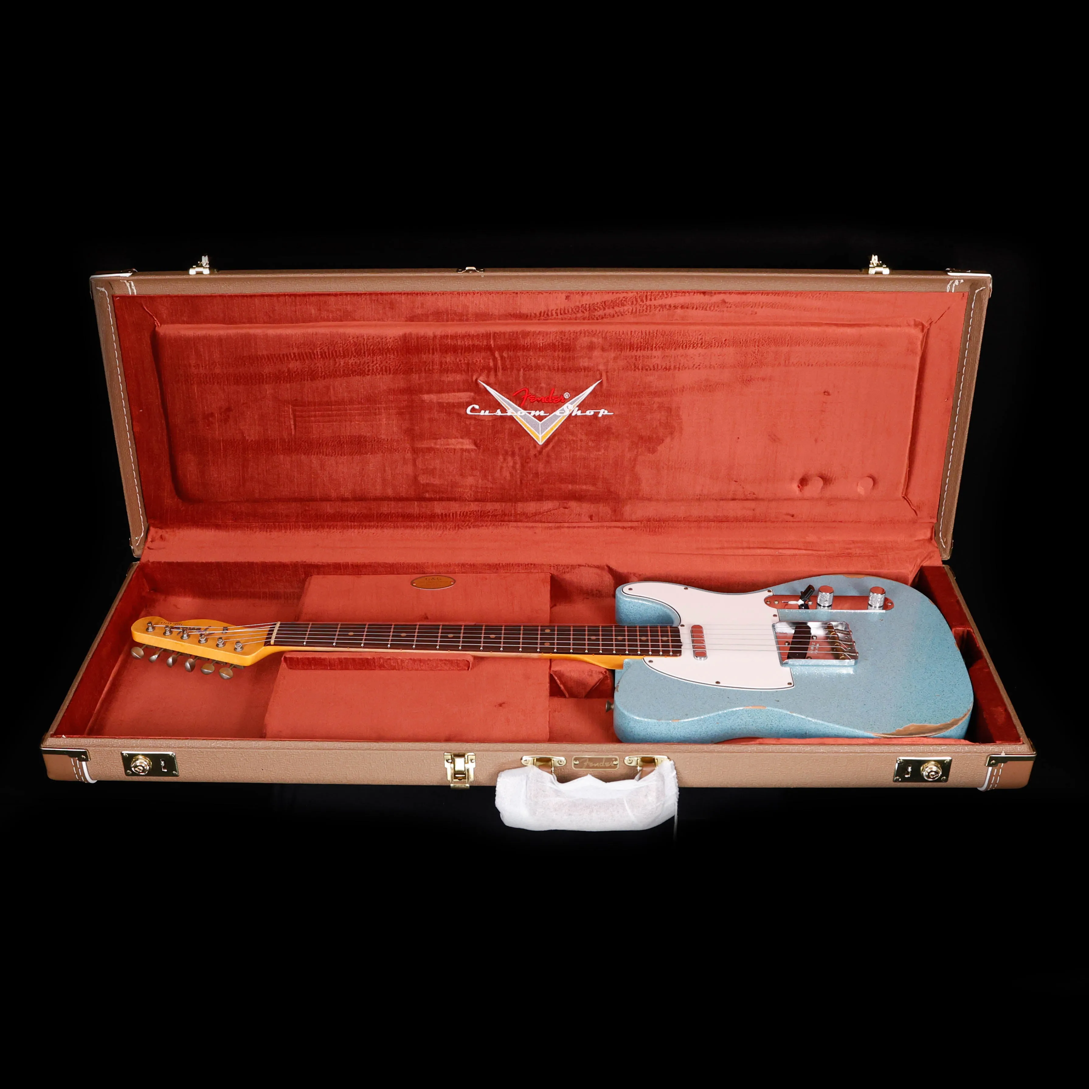 Fender Custom Shop LTD '61 Telecaster Relic, Aged Blue Sparkle 7lbs 9.1oz